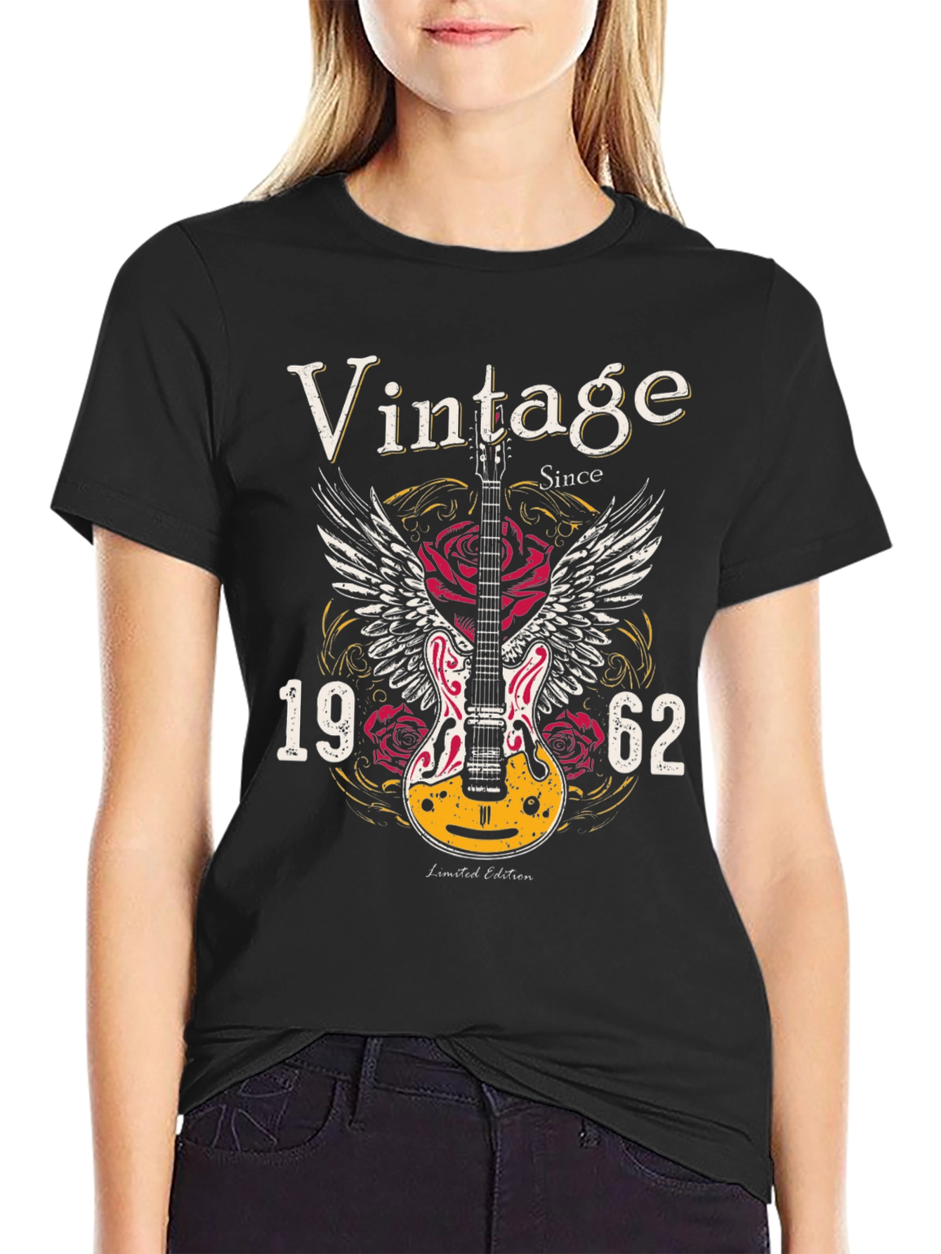 Vintage 1962 Guitar Graphic T-Shirt