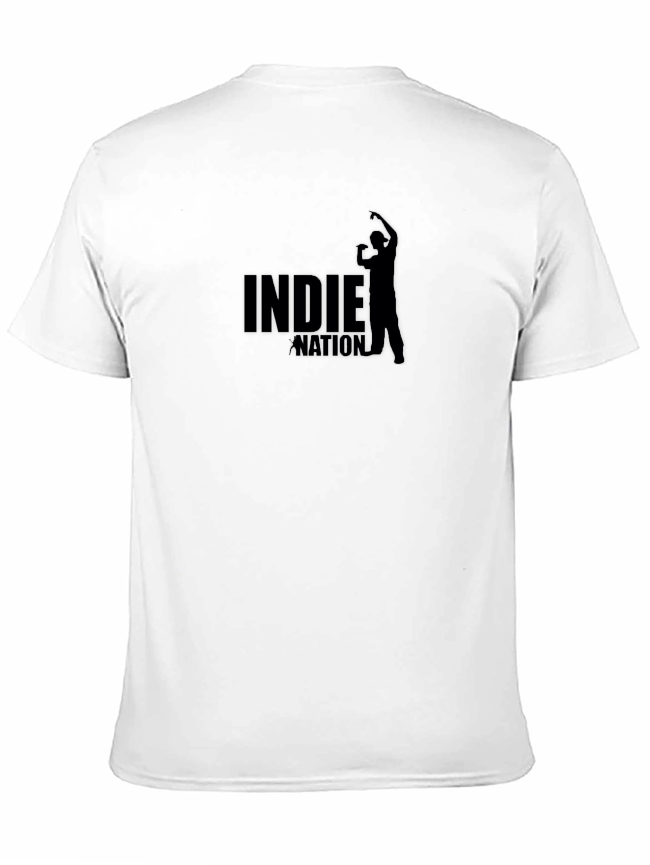 Indie Nation Graphic Tee - Black Cotton T-Shirt