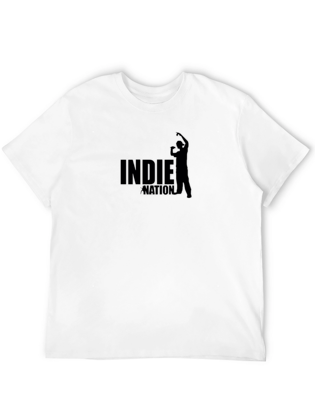 Indie Nation Graphic Tee - Black Cotton T-Shirt