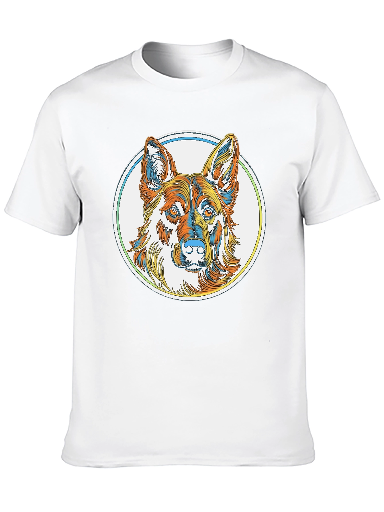 German Shepherd Graphic Tee - Stylish Dog Lover Shirt