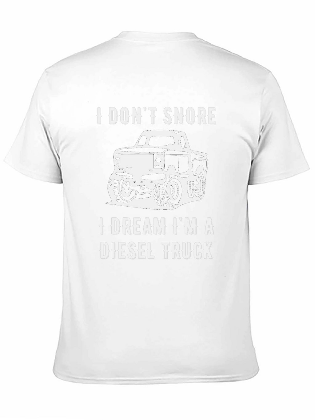 Diesel Truck Dream T-Shirt - Funny Snoring Tee