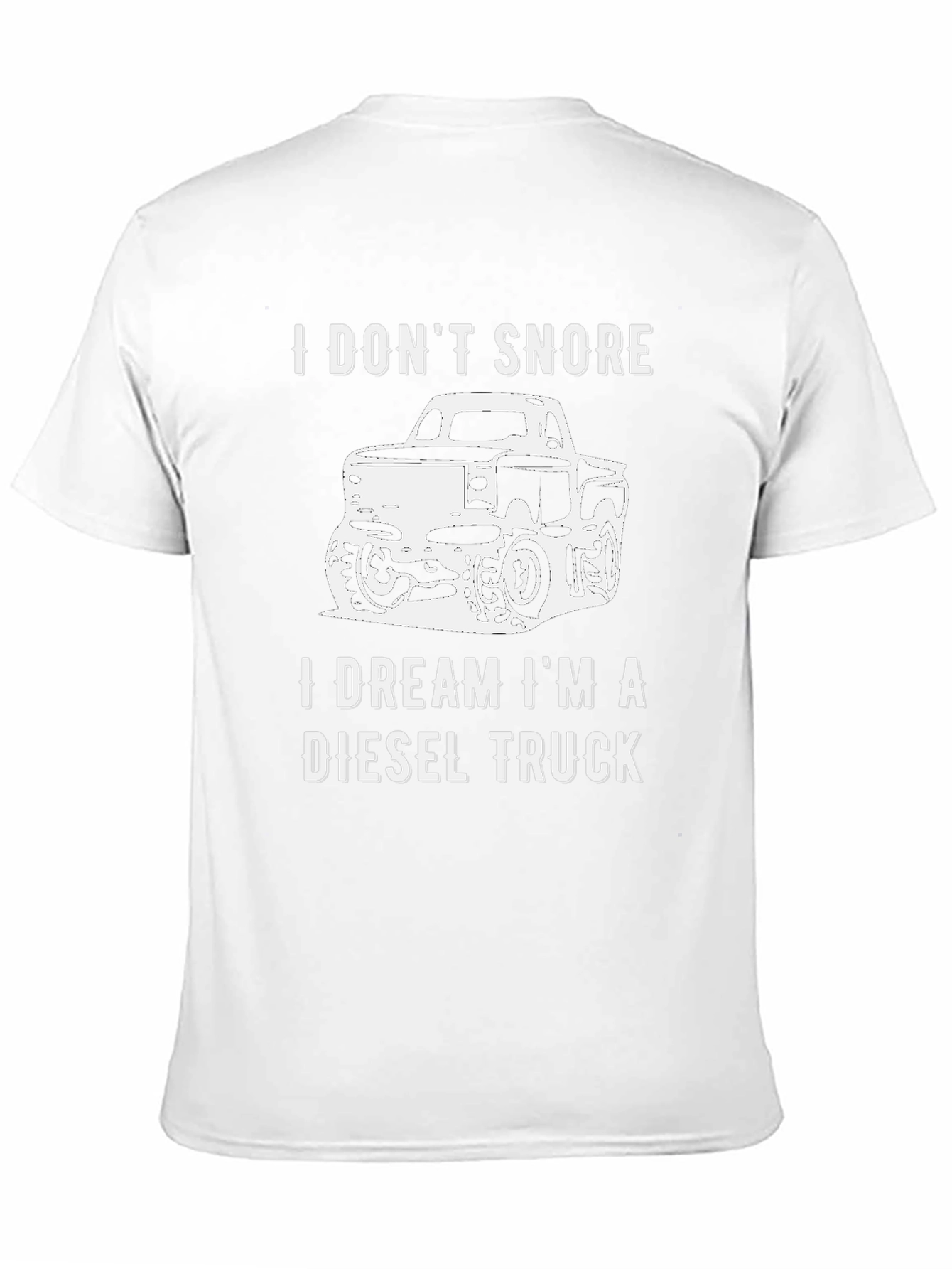 Diesel Truck Dream T-Shirt - Funny Snoring Tee