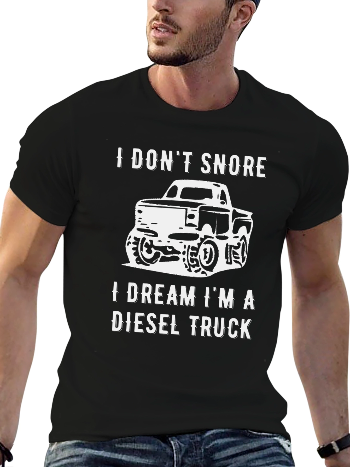 Diesel Truck Dream T-Shirt - Funny Snoring Tee