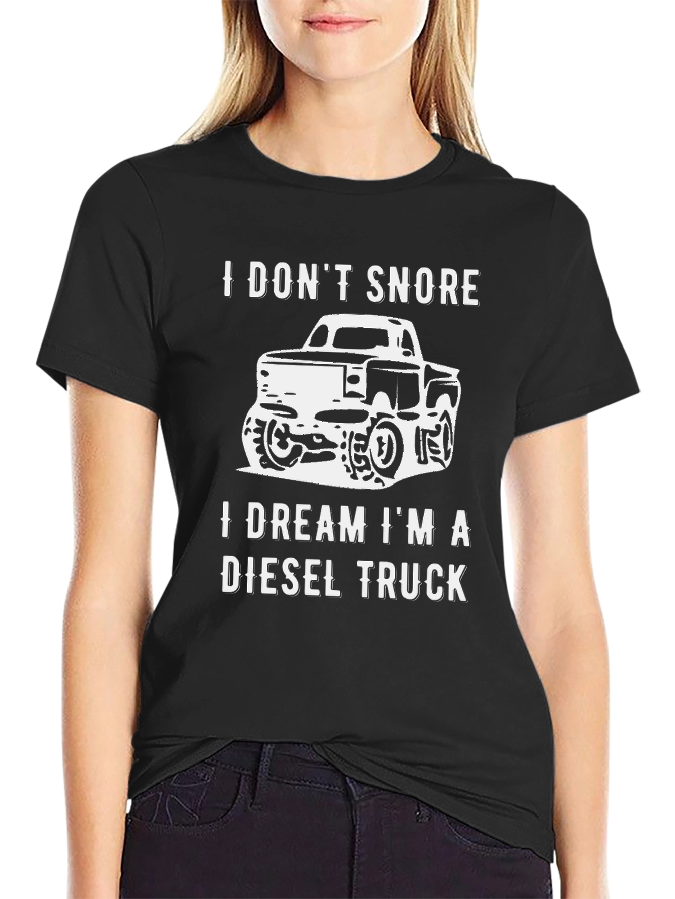 Diesel Truck Dream T-Shirt - Funny Snoring Tee