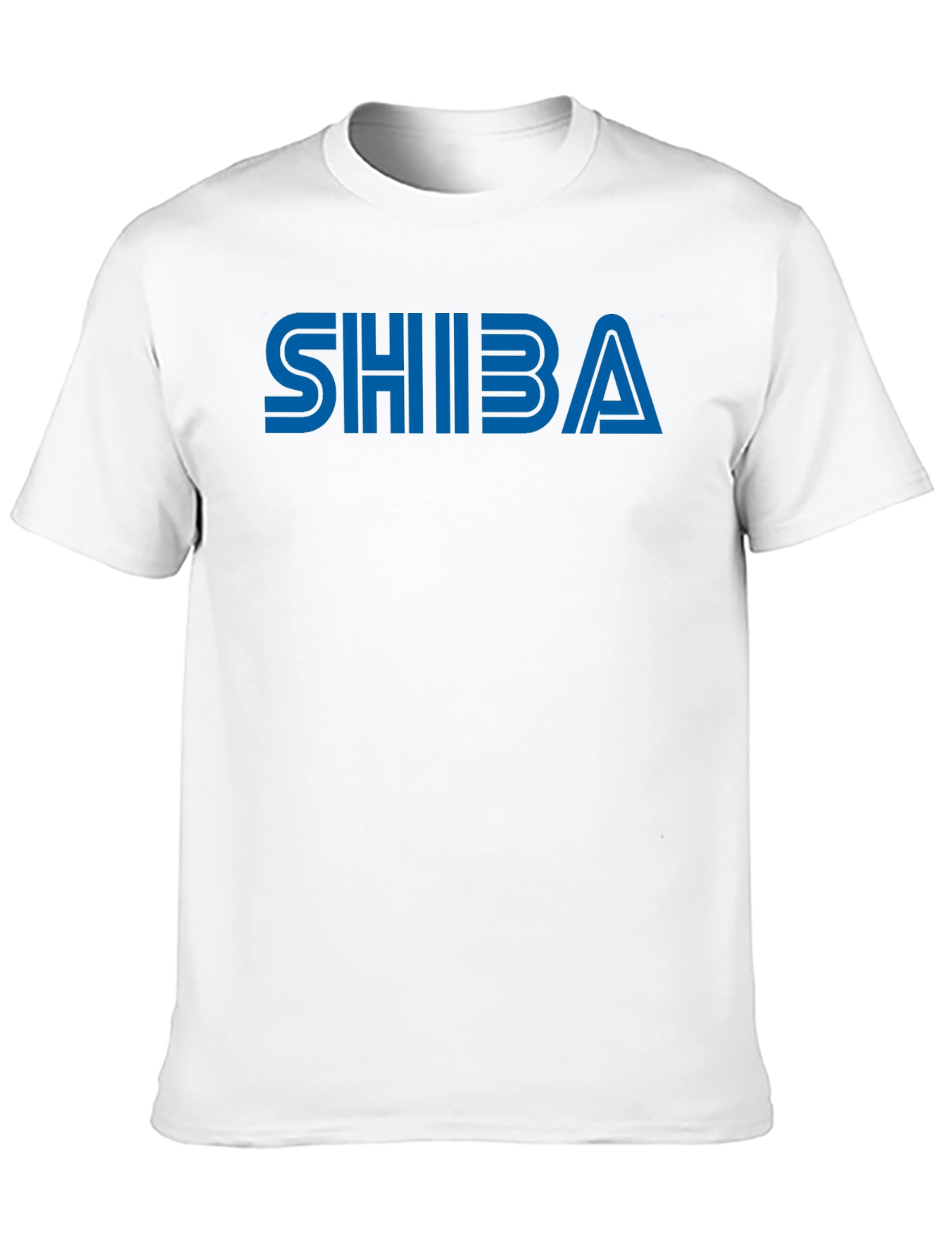 Shiba Blue Logo Black T-Shirt