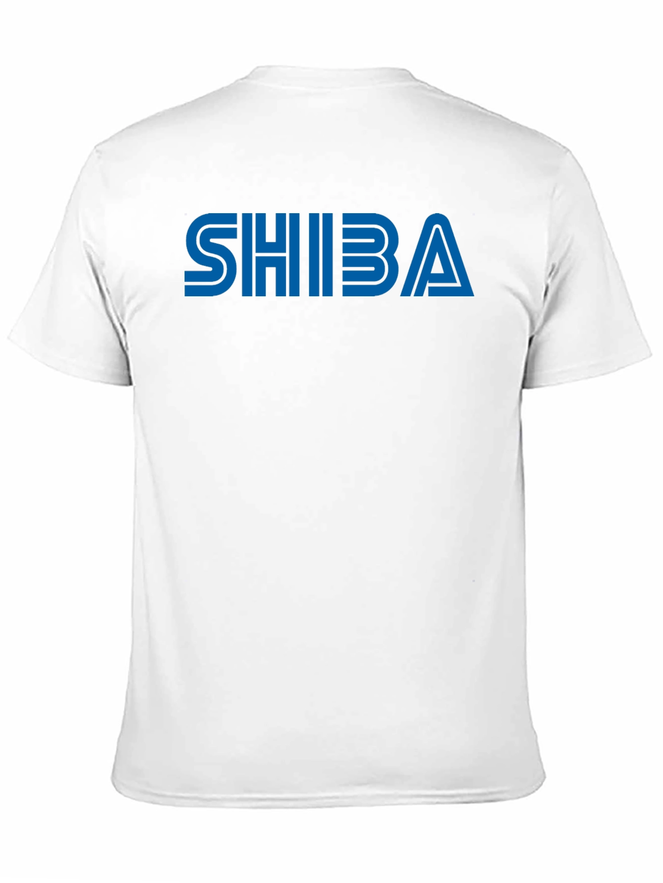 Shiba Blue Logo Black T-Shirt