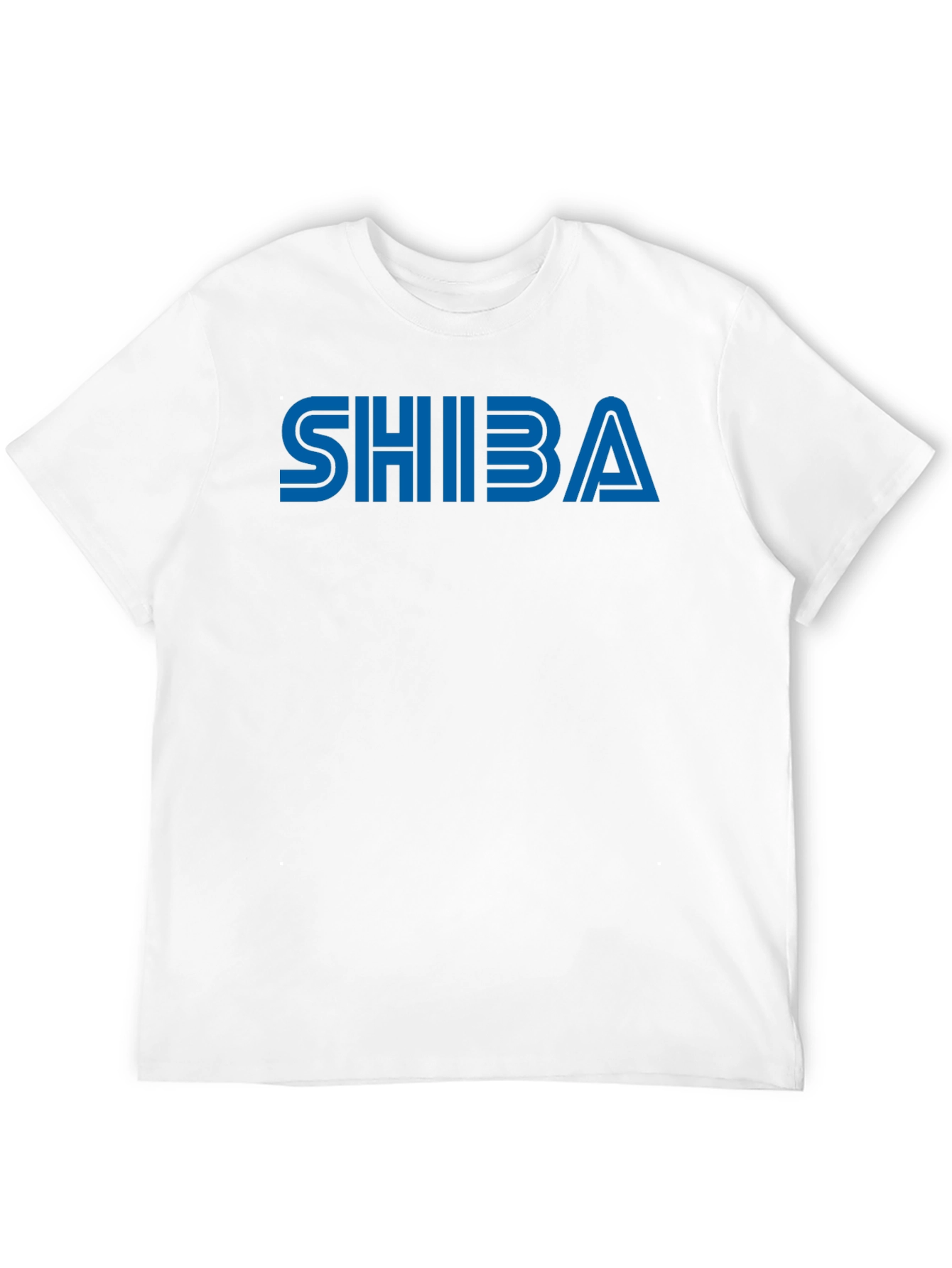Shiba Blue Logo Black T-Shirt