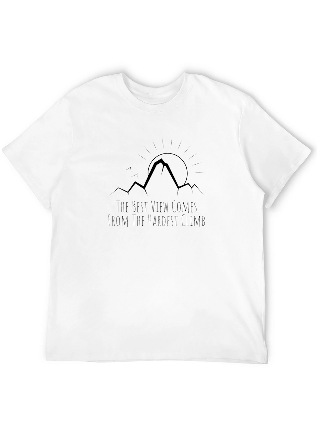 Inspirational Mountain Climb Graphic Tee