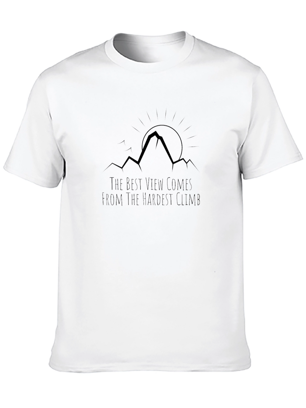 Inspirational Mountain Climb Graphic Tee