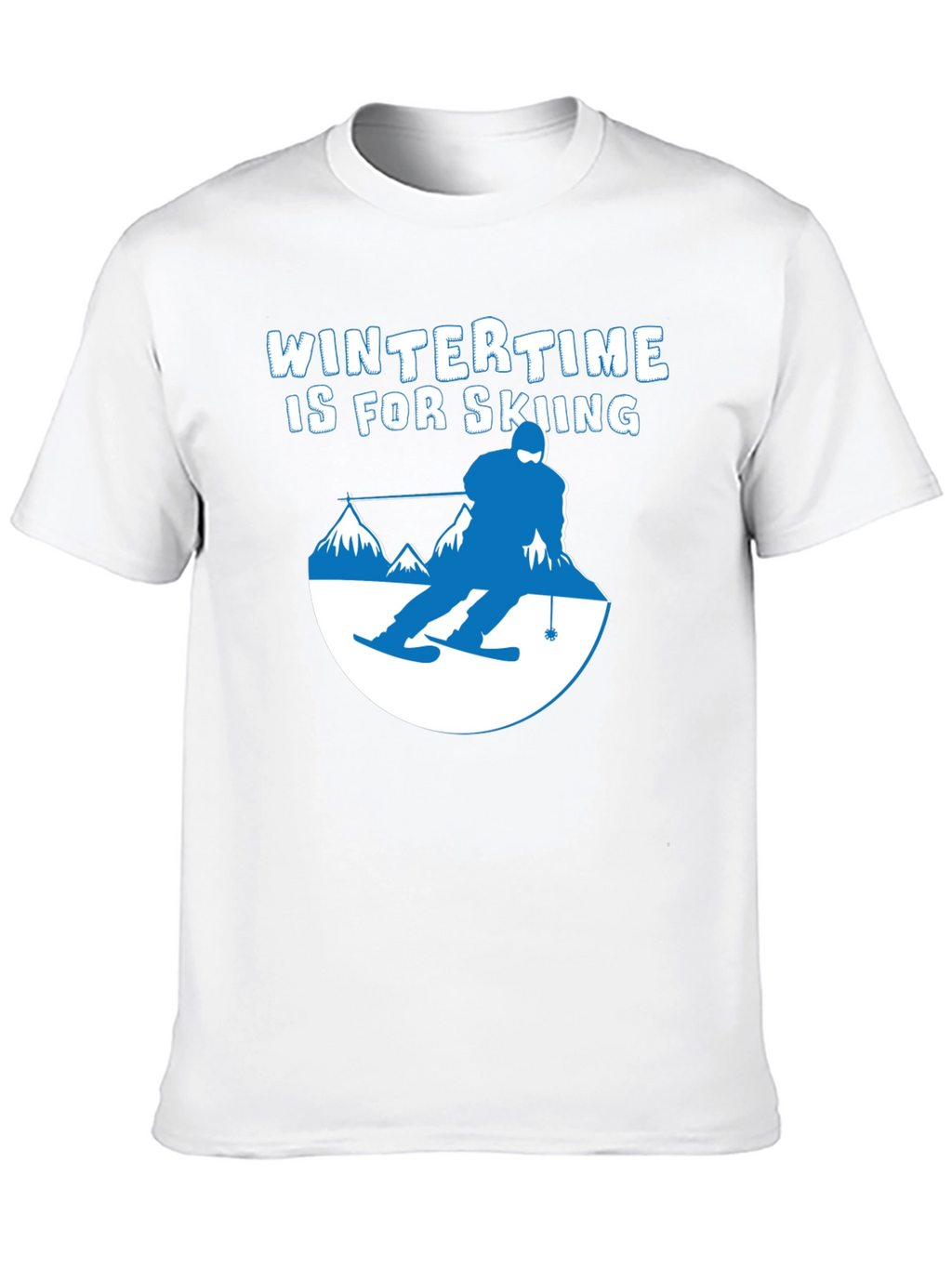 Wintertime Skiing Graphic Tee