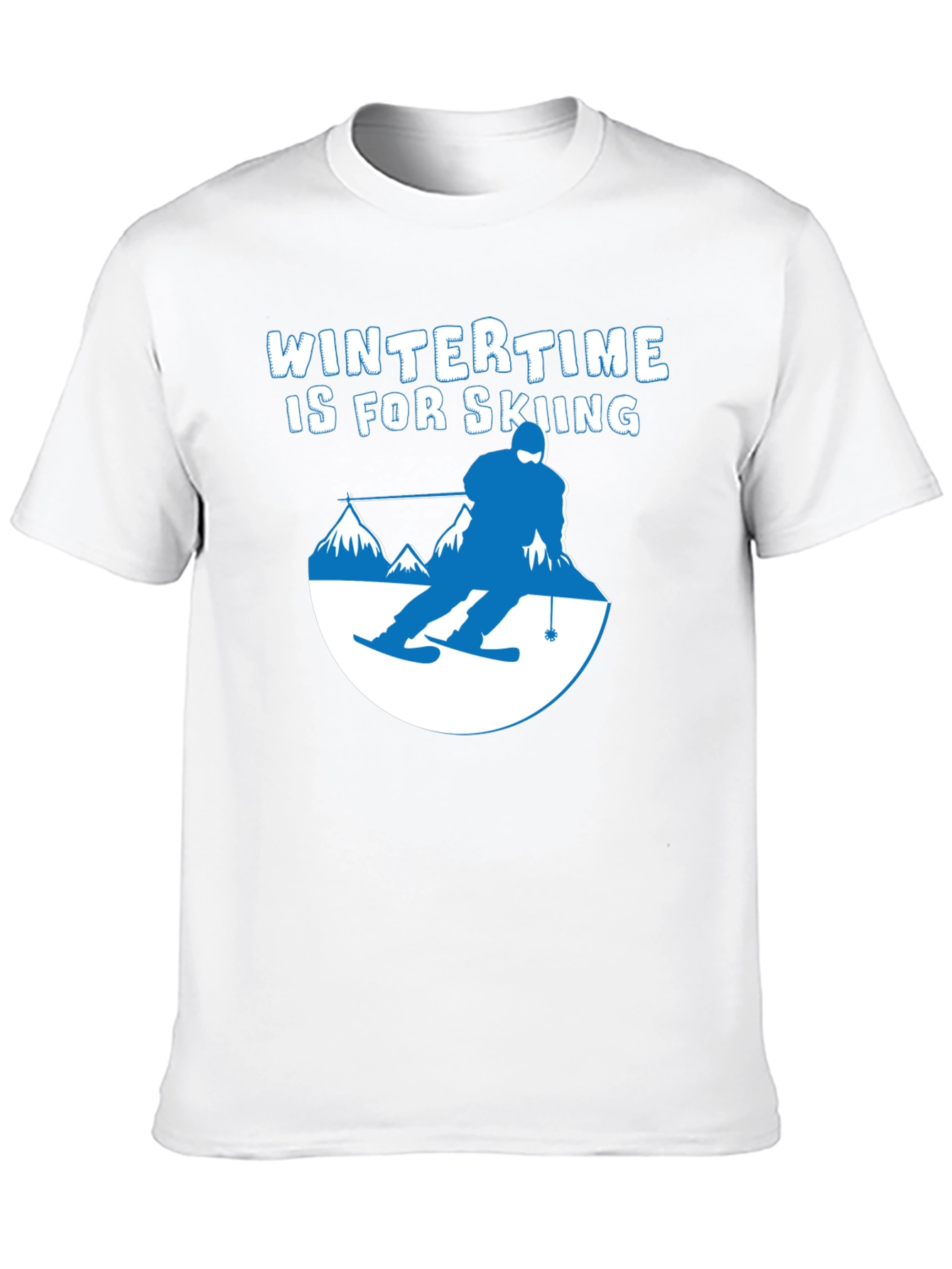 Wintertime Skiing Graphic Tee