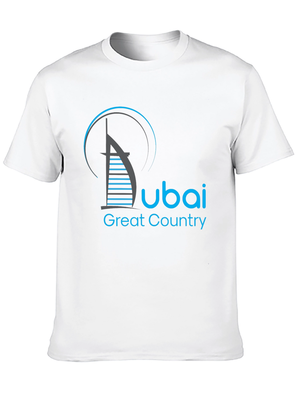 Dubai Great Country Graphic Black T-Shirt