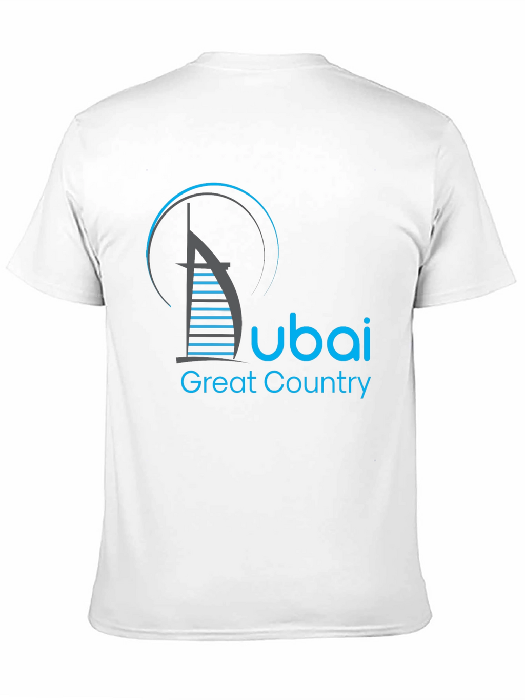 Dubai Great Country Graphic Black T-Shirt