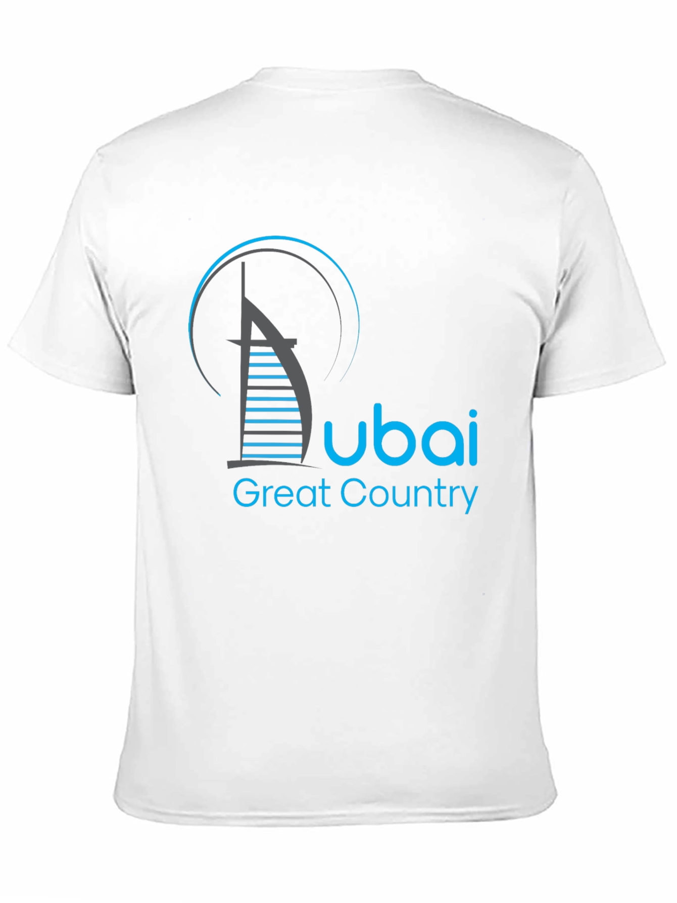 Dubai Great Country Graphic Black T-Shirt