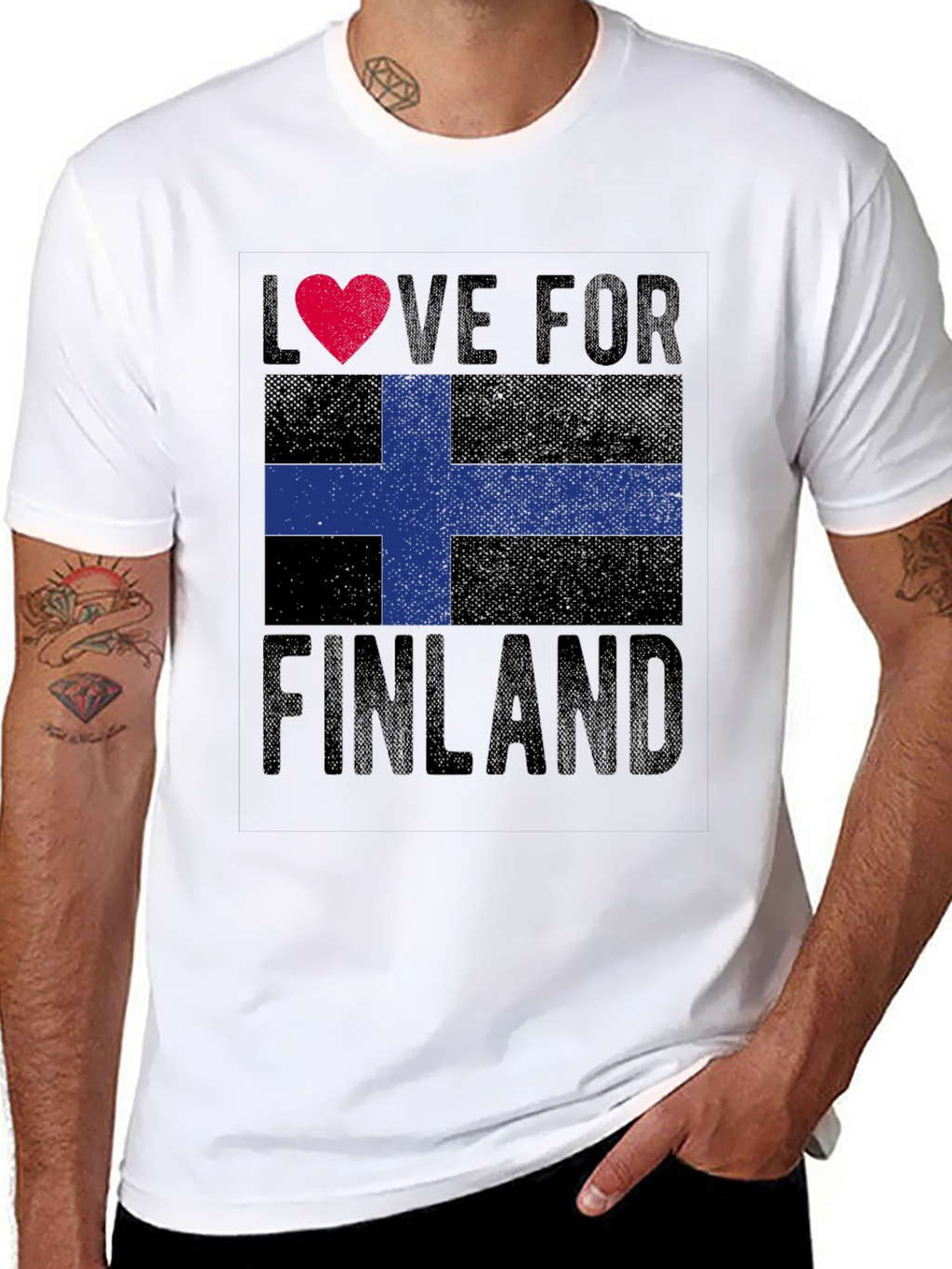 Love for Finland Graphic T-Shirt