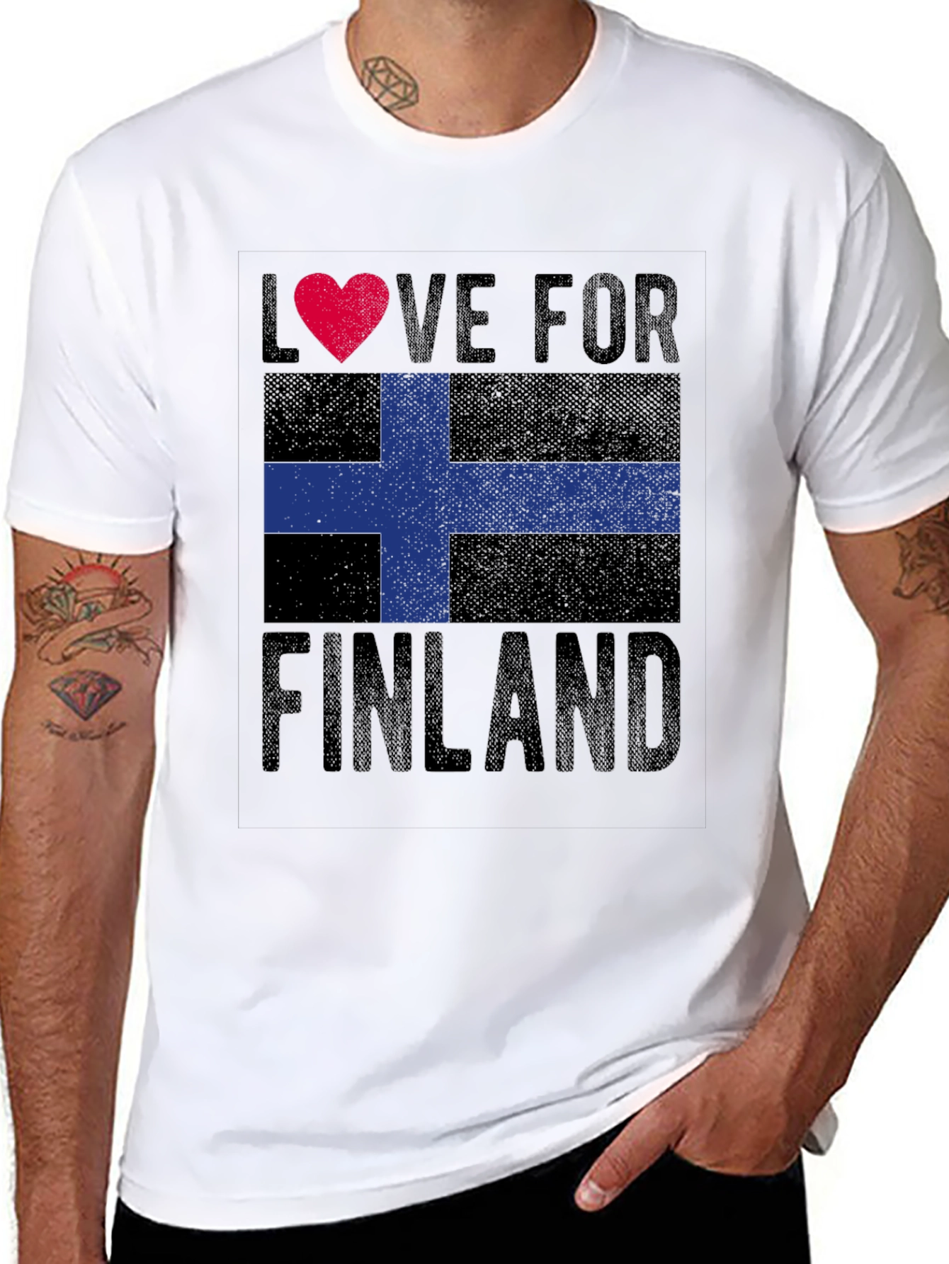 Love for Finland Graphic T-Shirt