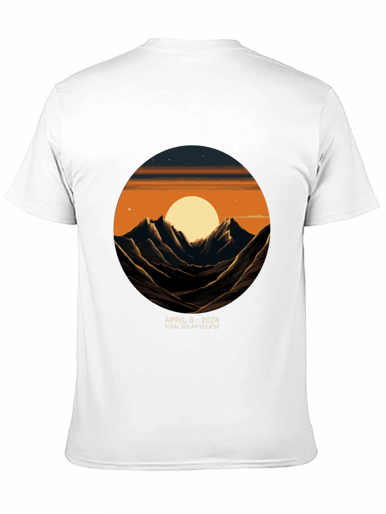 April 8 2024 Total Solar Eclipse Graphic Tee