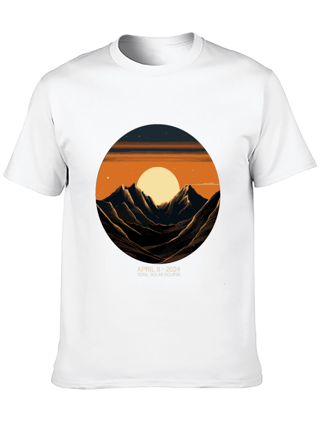 April 8 2024 Total Solar Eclipse Graphic Tee