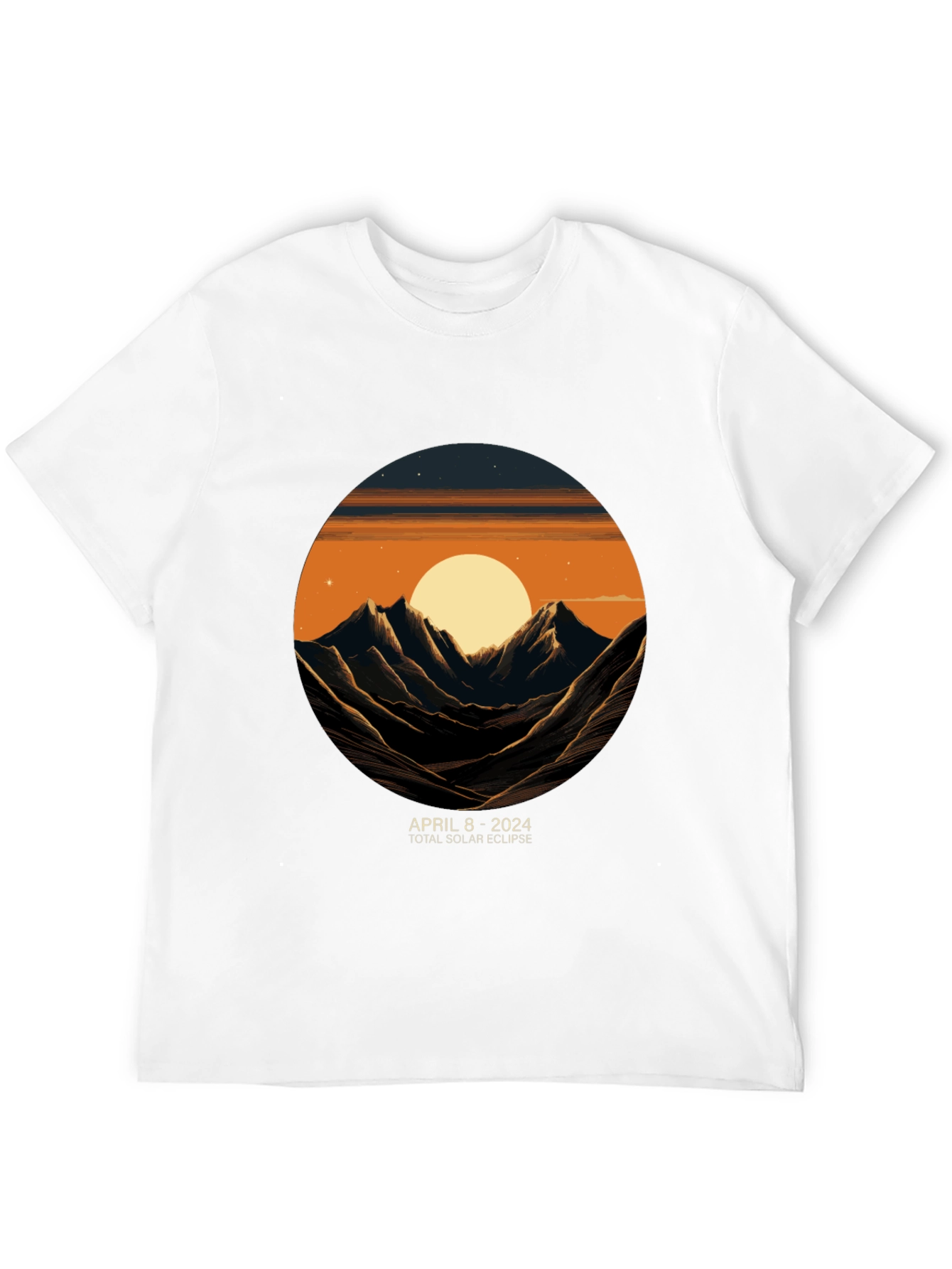 April 8 2024 Total Solar Eclipse Graphic Tee