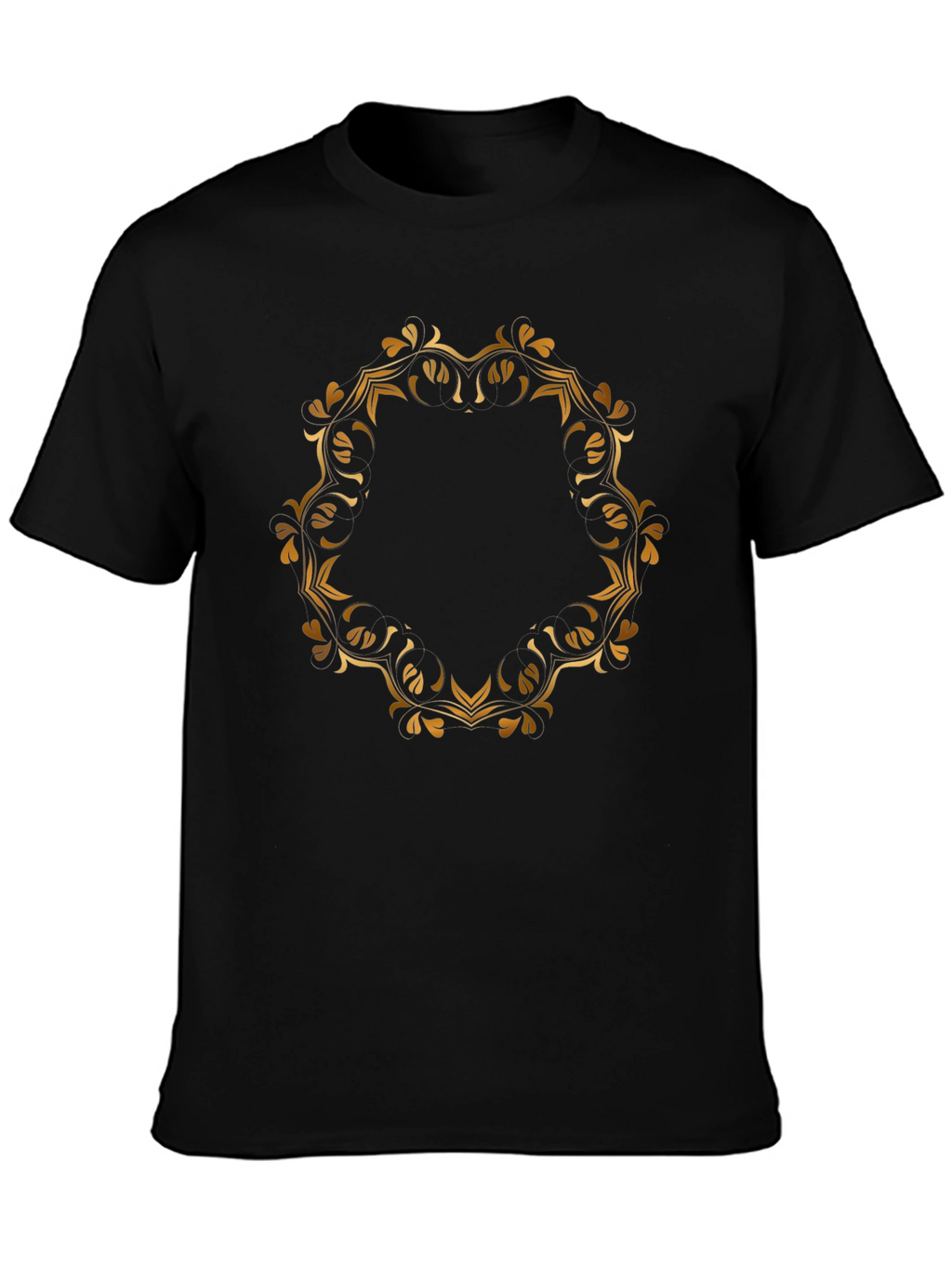 Elegant Floral Mandala Graphic Tee