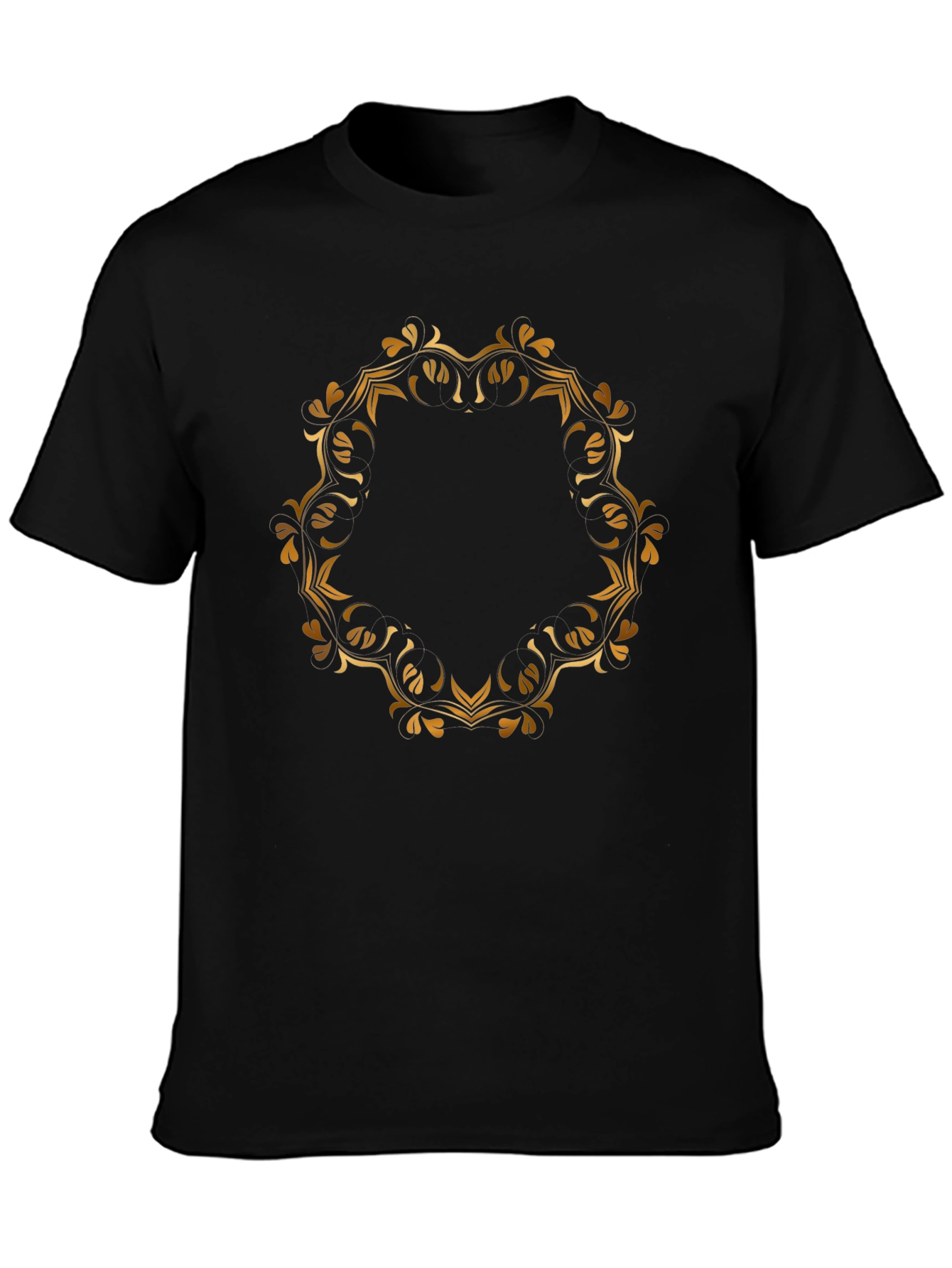 Elegant Floral Mandala Graphic Tee
