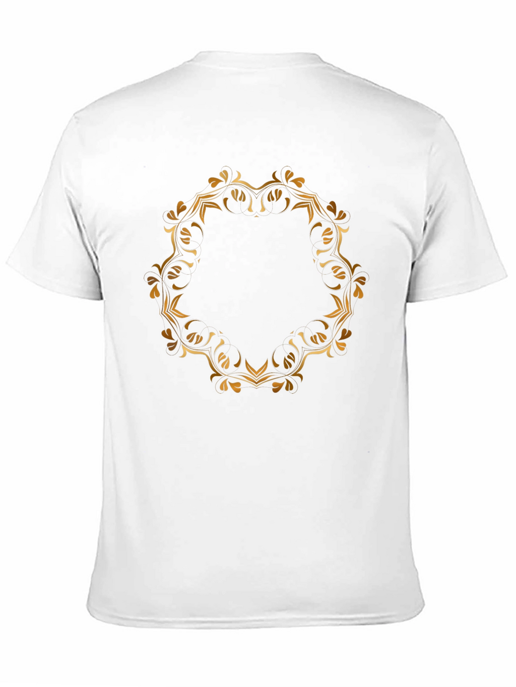 Elegant Floral Mandala Graphic Tee