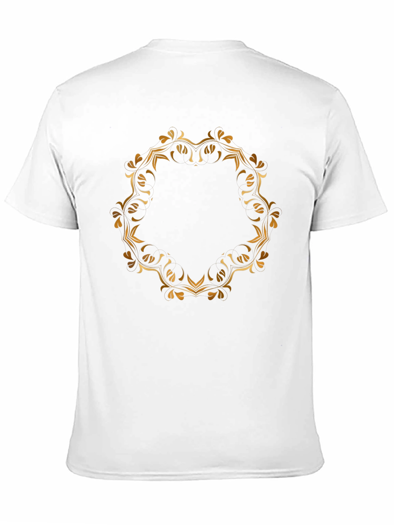 Elegant Floral Mandala Graphic Tee