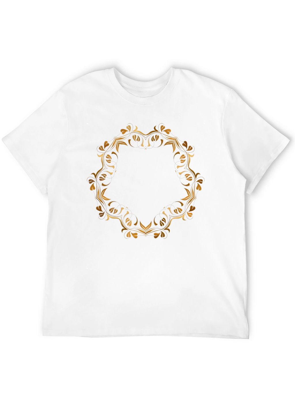 Elegant Floral Mandala Graphic Tee