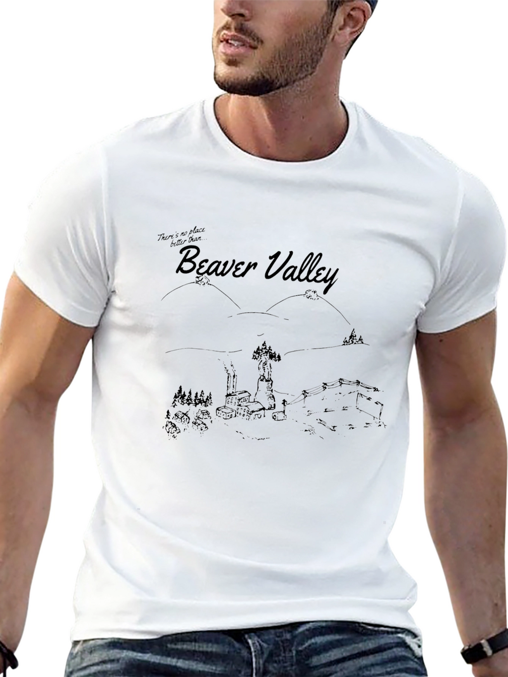 Beaver Valley Graphic Tee - Black