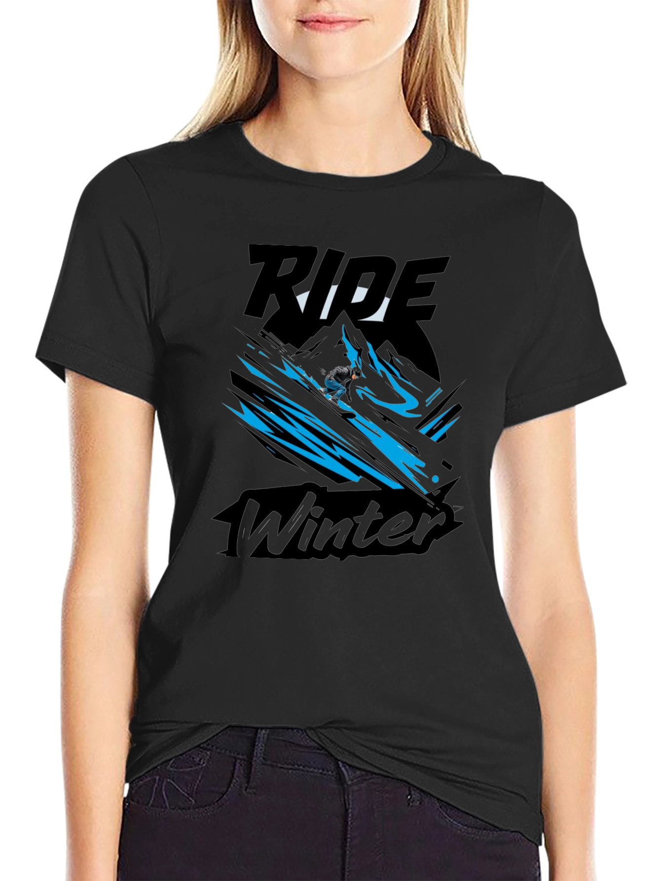Ride Winter Black Graphic Tee