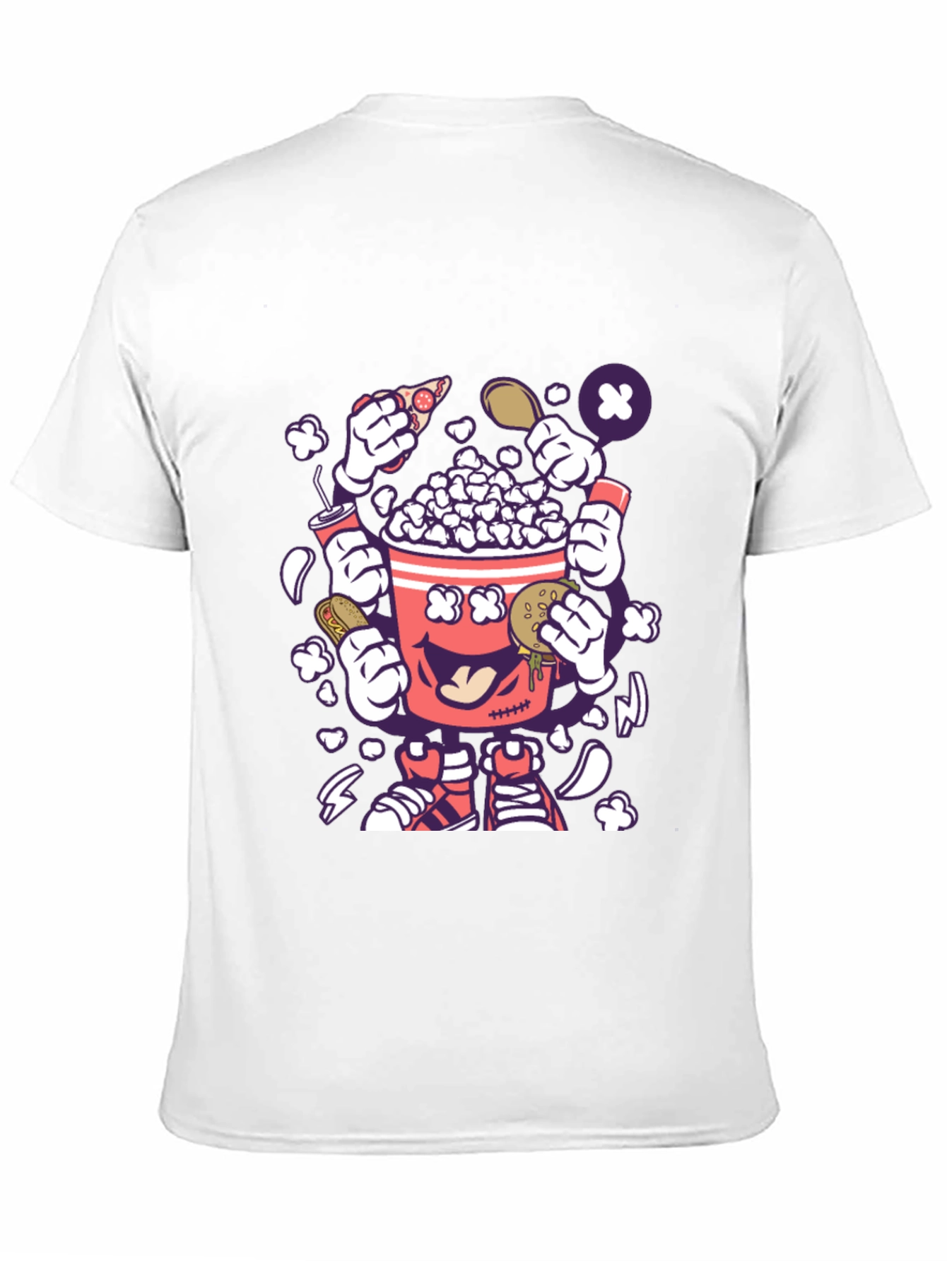 Popcorn Snack Cartoon T-Shirt