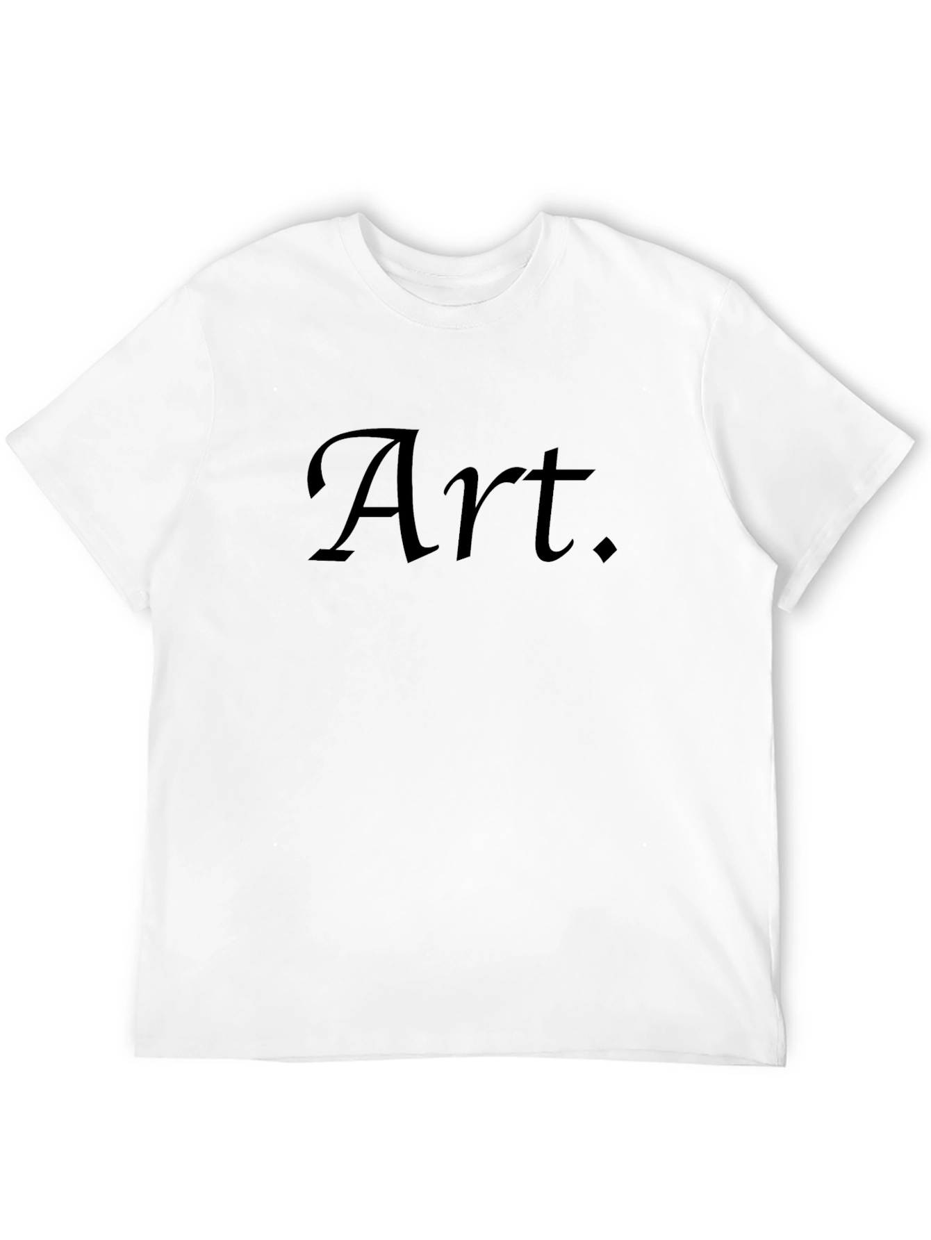 Stylish Art. Black Graphic Tee