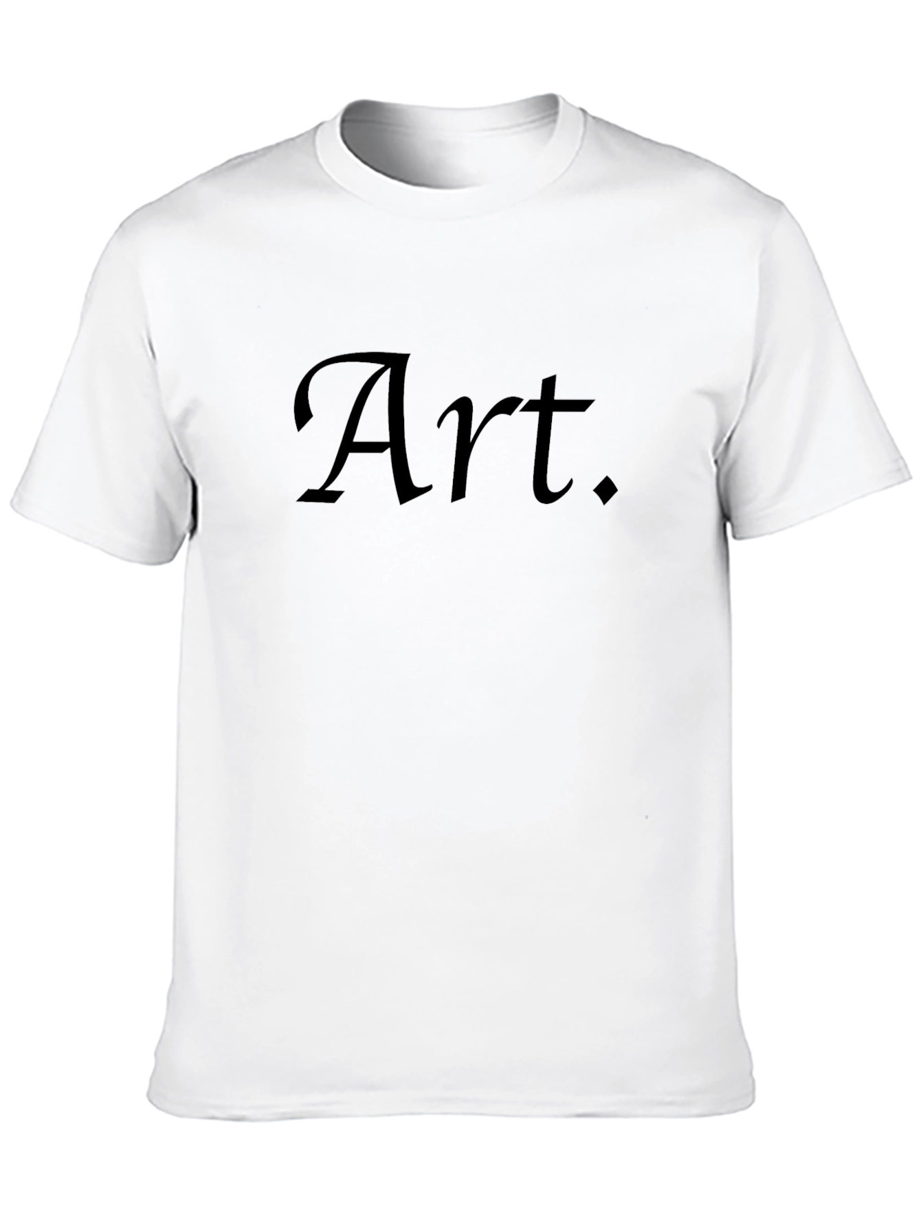 Stylish Art. Black Graphic Tee
