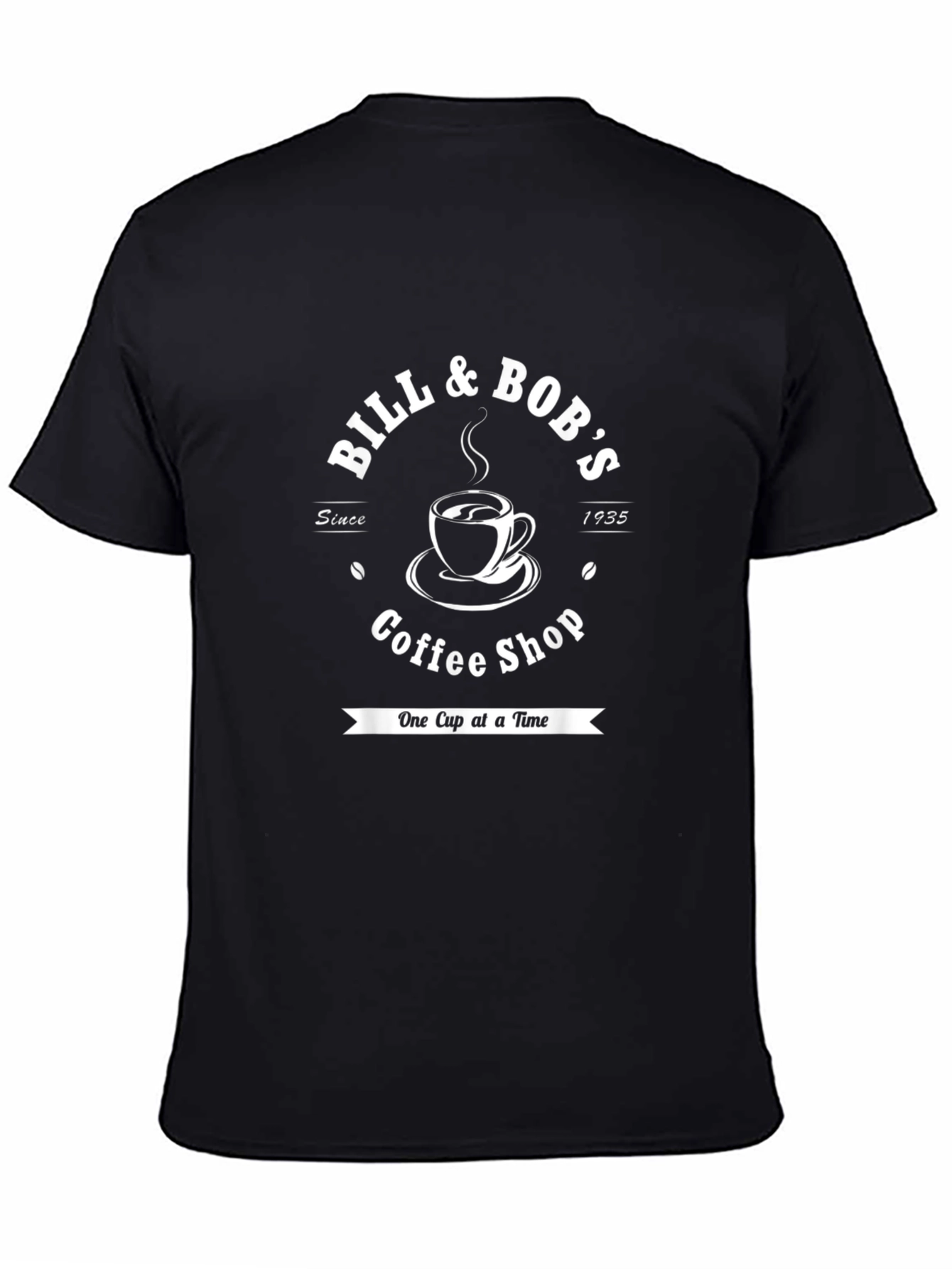 Bill & Bobs Coffee Shop Tee - One Cup at a Time