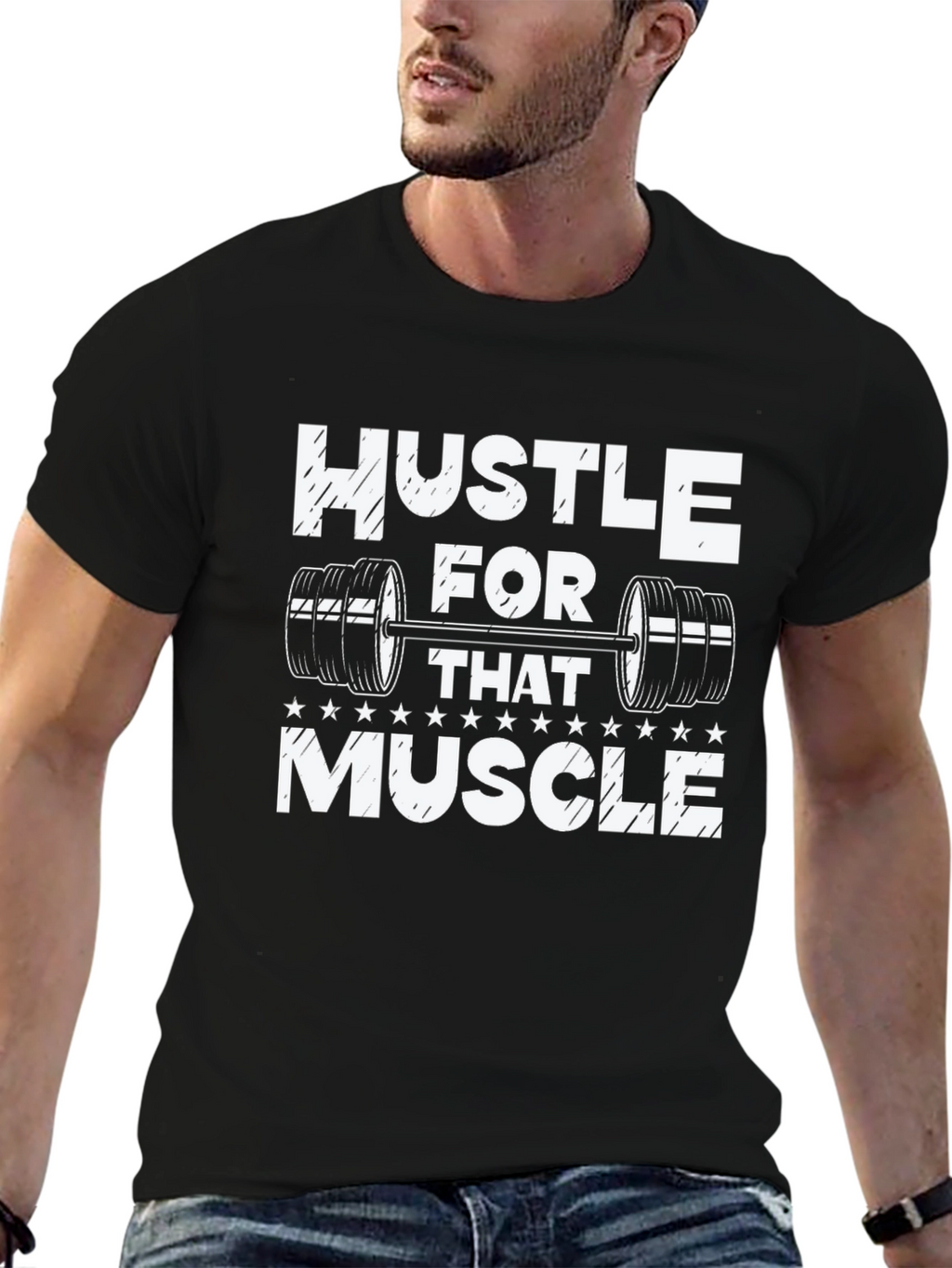 Hustle For That Muscle Mens Graphic Tee