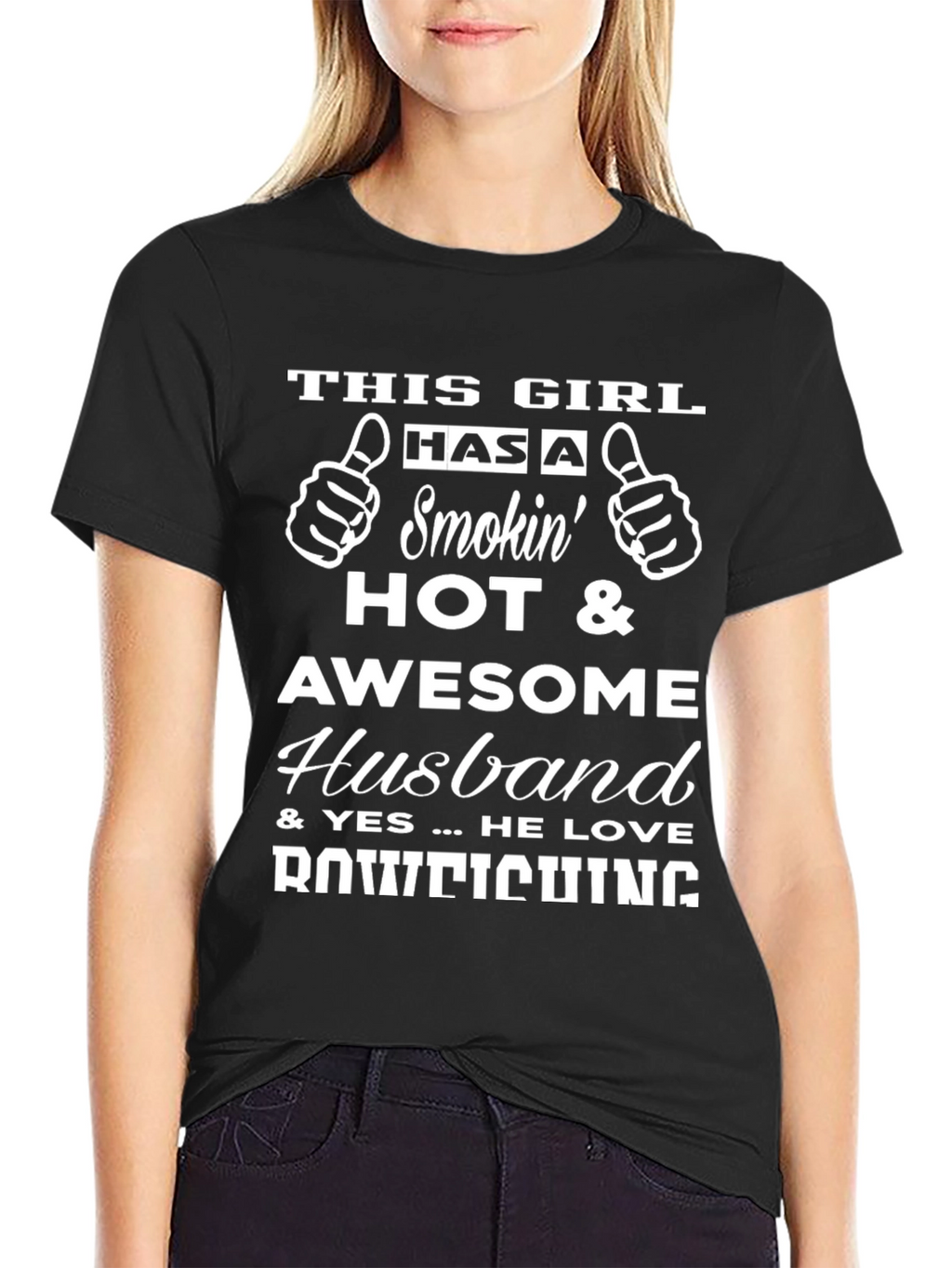 Smokin Hot Husband T-Shirt - Novelty Graphic Tee