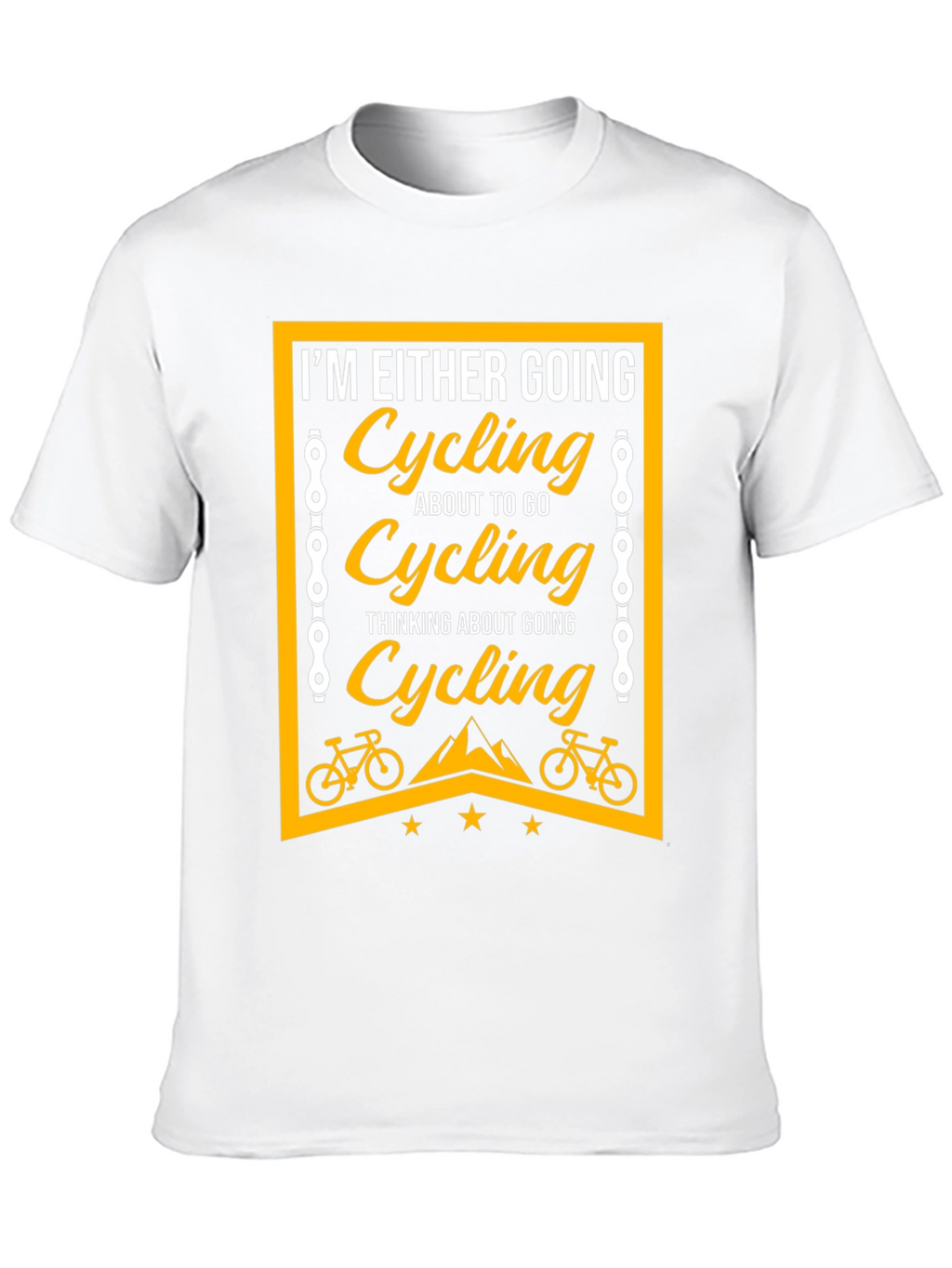 Cycling Enthusiast Graphic Tee - Black