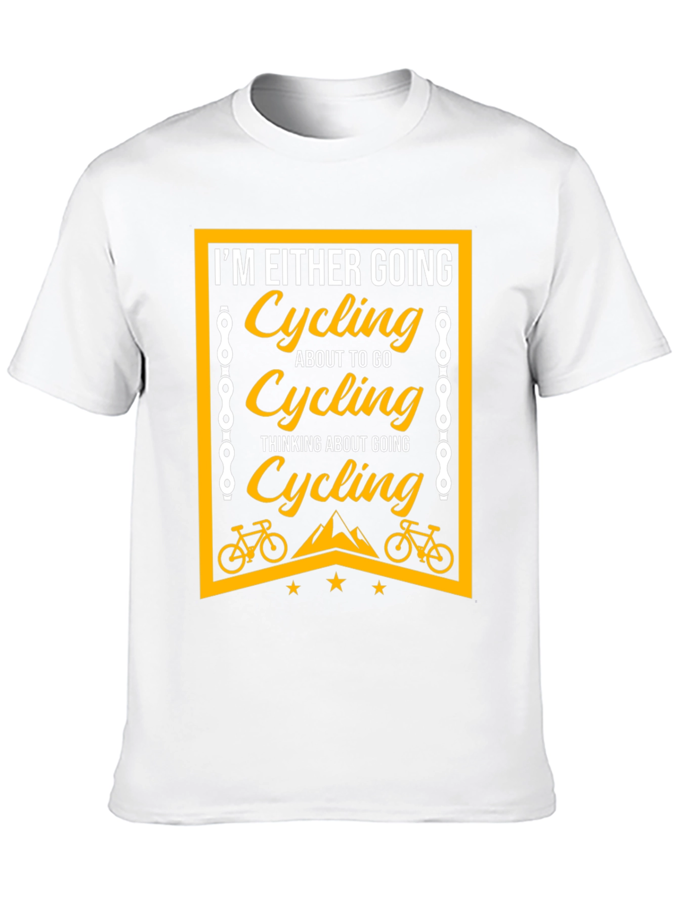 Cycling Enthusiast Graphic Tee - Black
