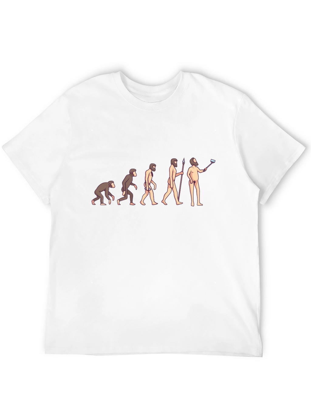 Evolution Selfie T-Shirt - Funny Science Tee