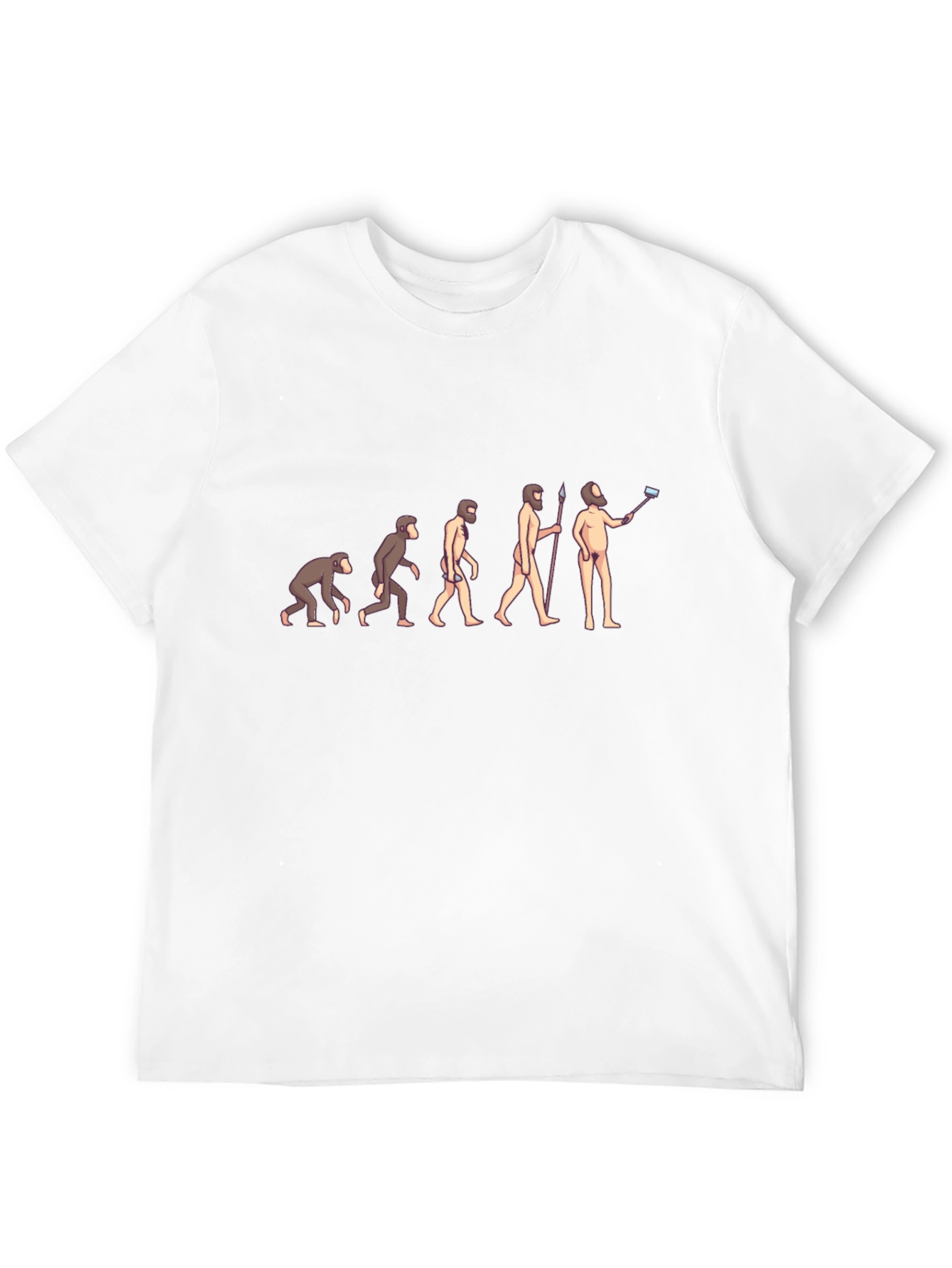 Evolution Selfie T-Shirt - Funny Science Tee
