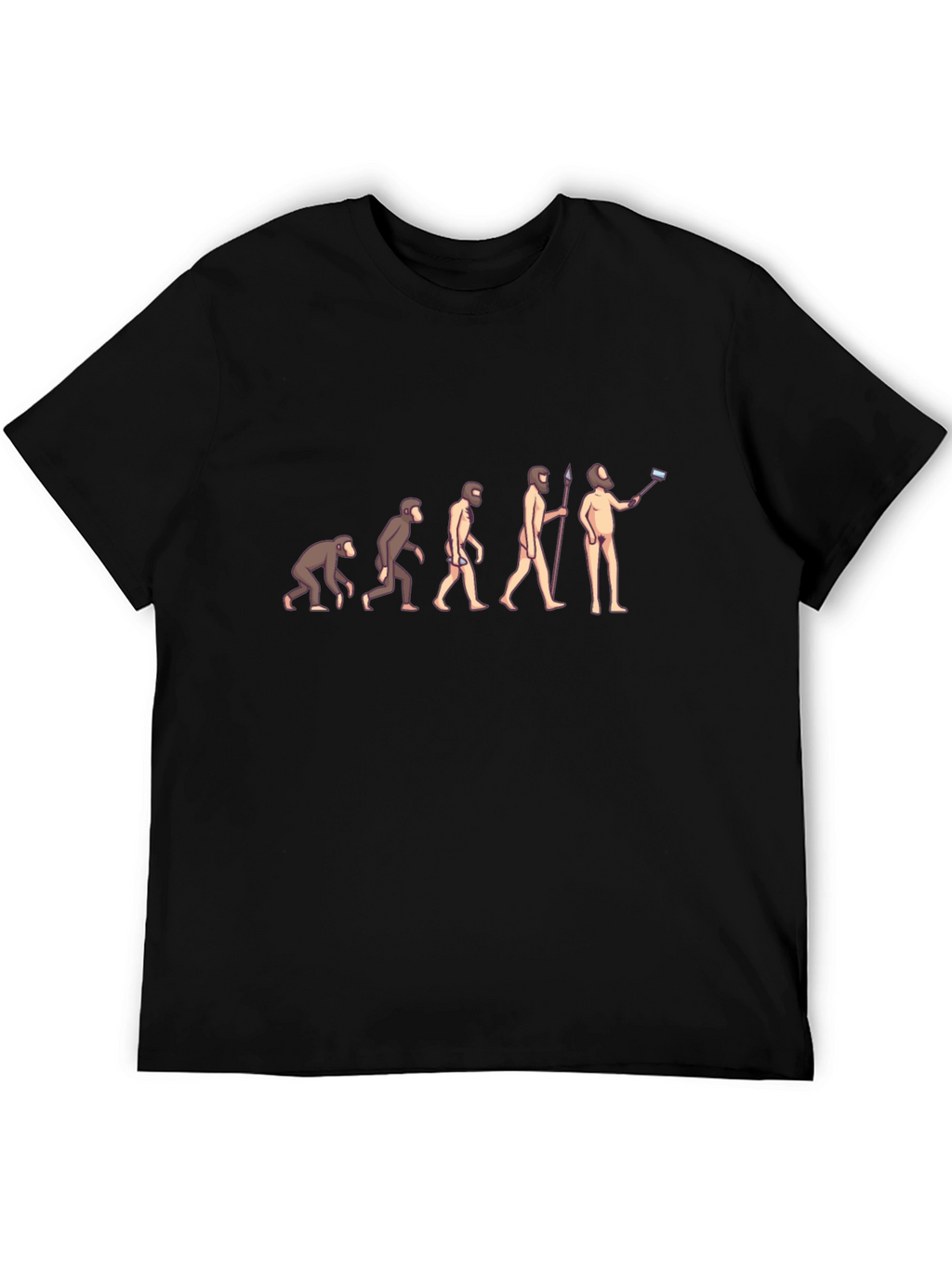 Evolution Selfie T-Shirt - Funny Science Tee