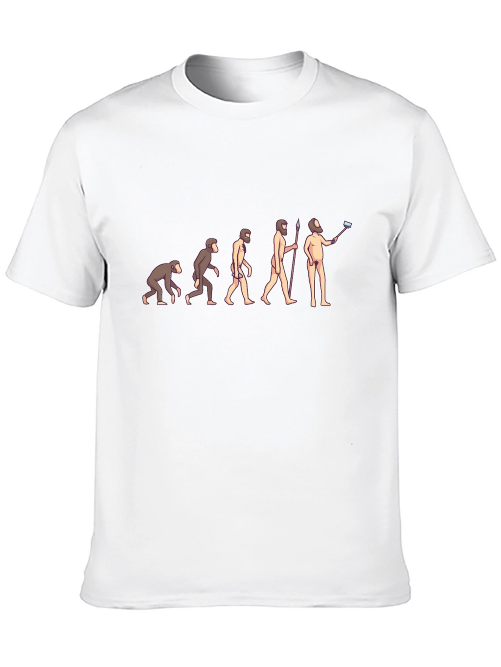 Evolution Selfie T-Shirt - Funny Science Tee