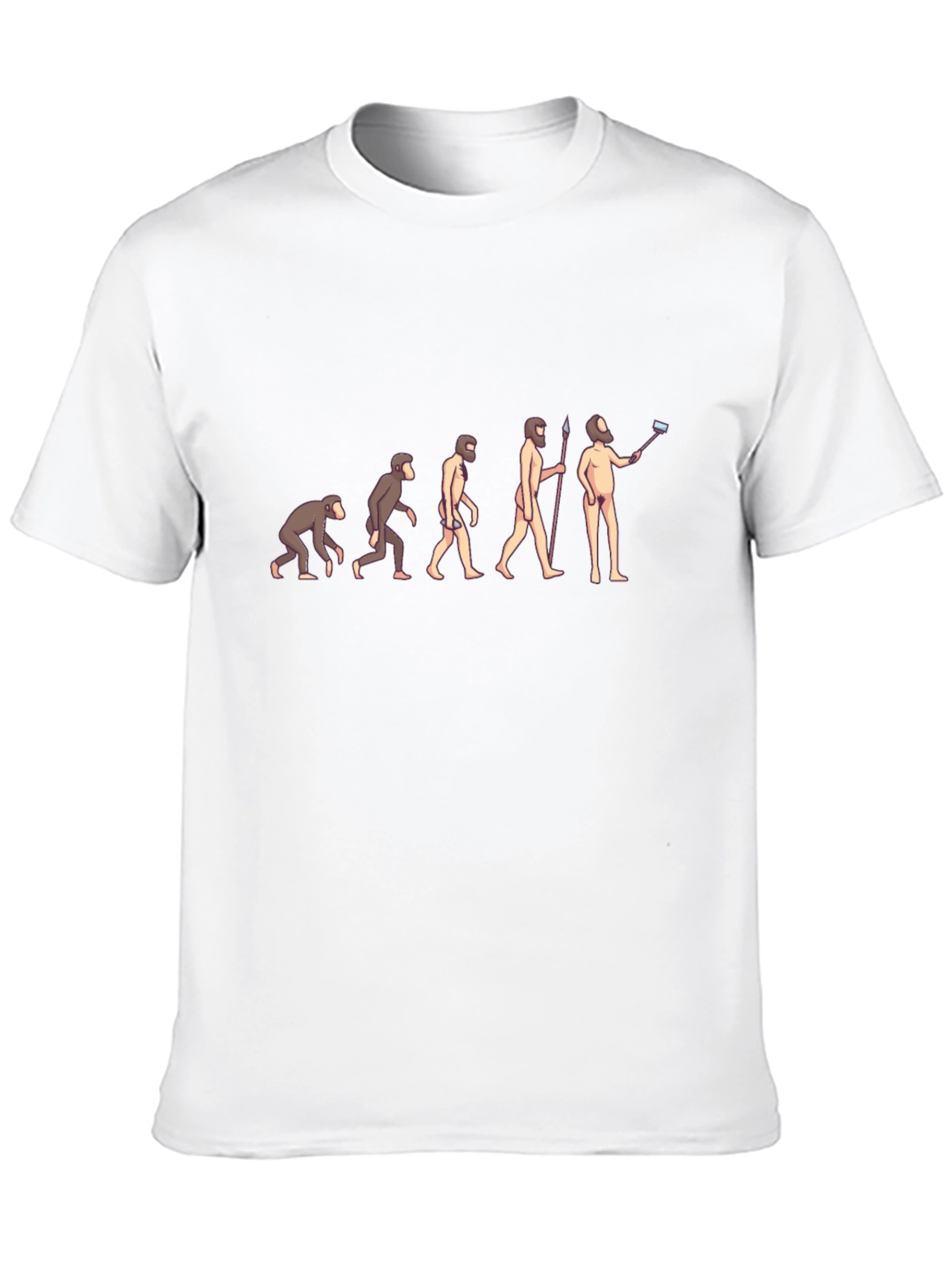 Evolution Selfie T-Shirt - Funny Science Tee