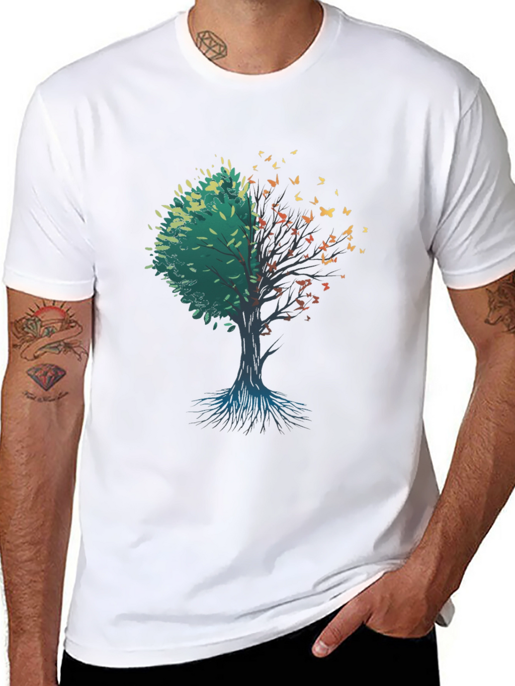 Natures Seasons Tree Graphic Tee