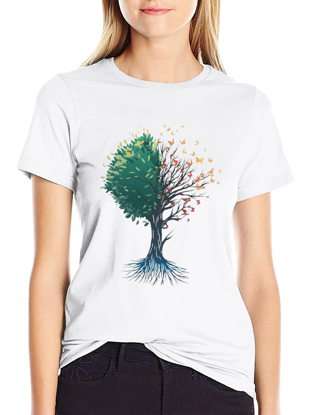 Natures Seasons Tree Graphic Tee