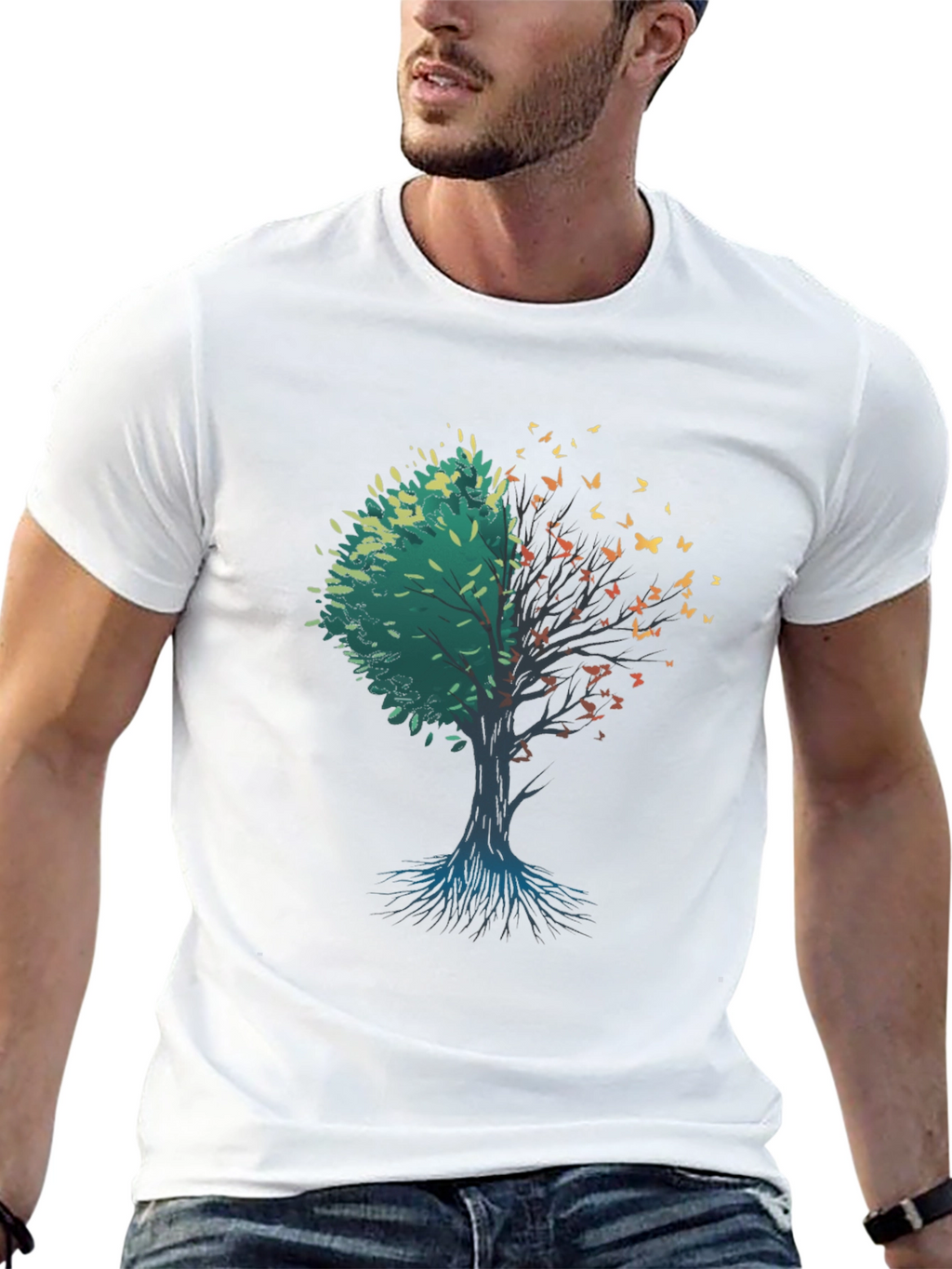 Natures Seasons Tree Graphic Tee