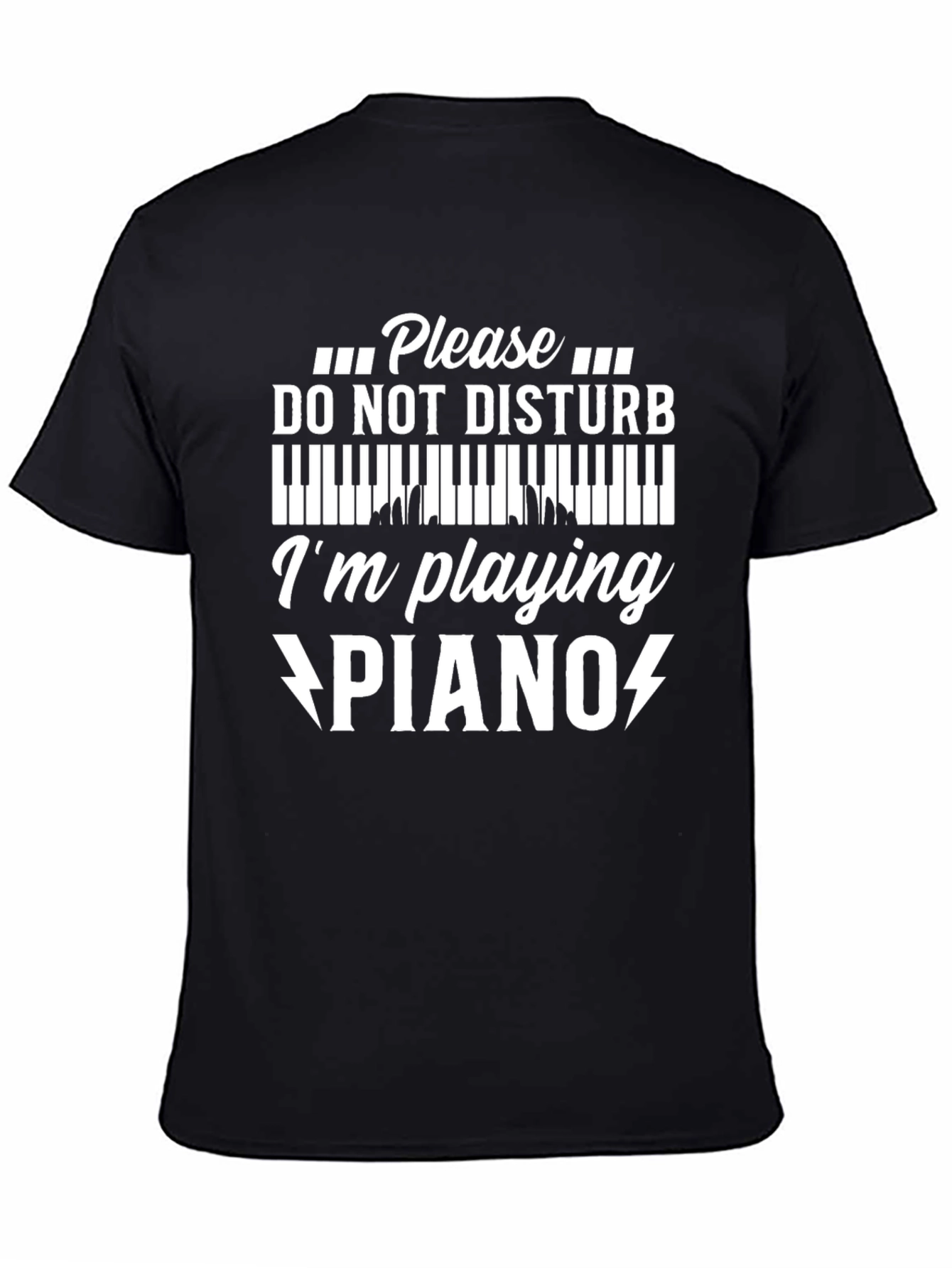 Please Do Not Disturb Piano T-Shirt Musician Gift