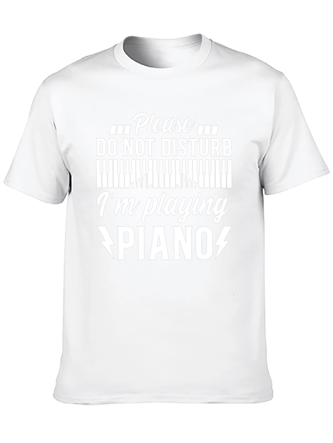 Please Do Not Disturb Piano T-Shirt Musician Gift