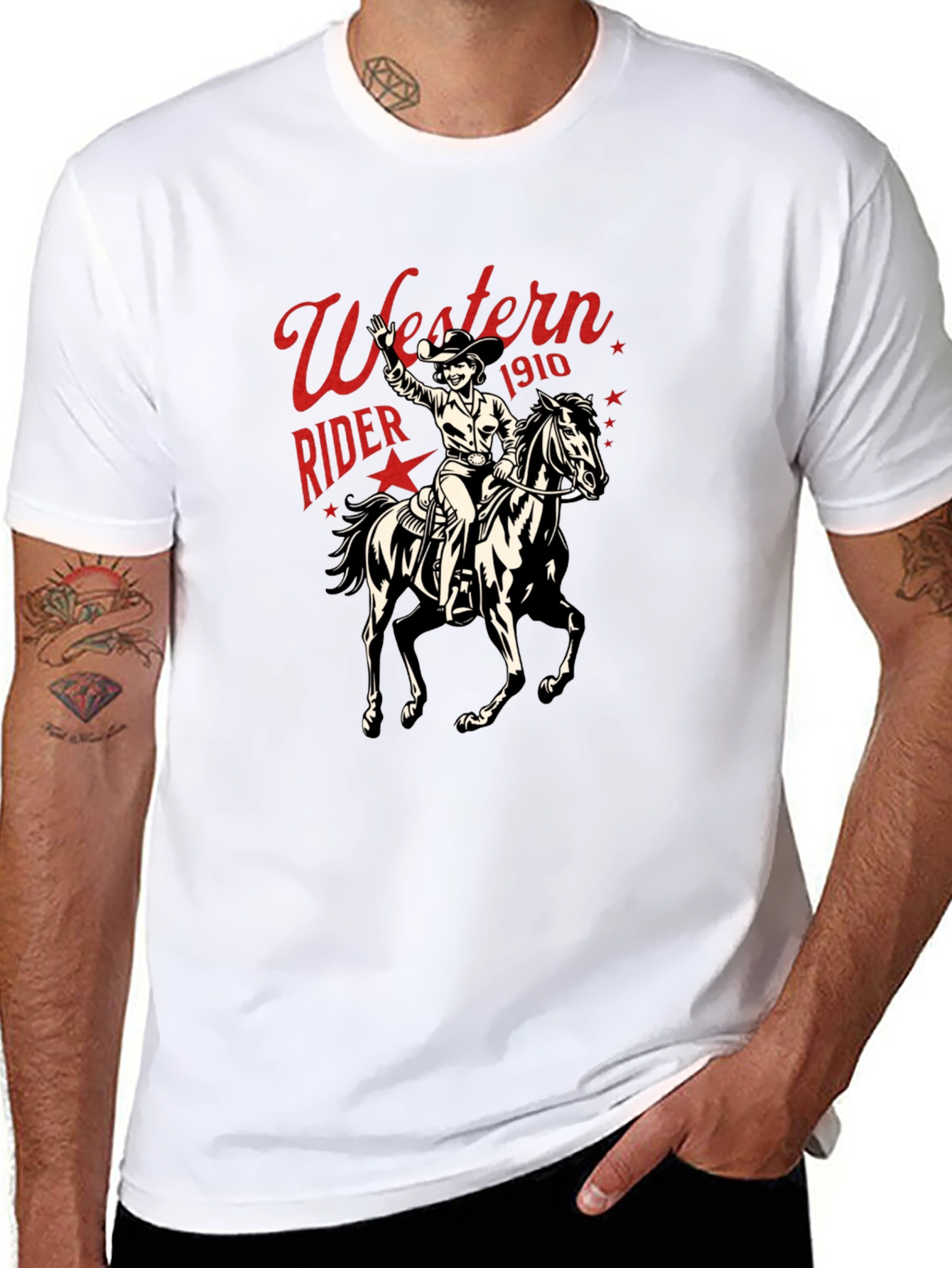 Western Rider 1910 Graphic T-Shirt