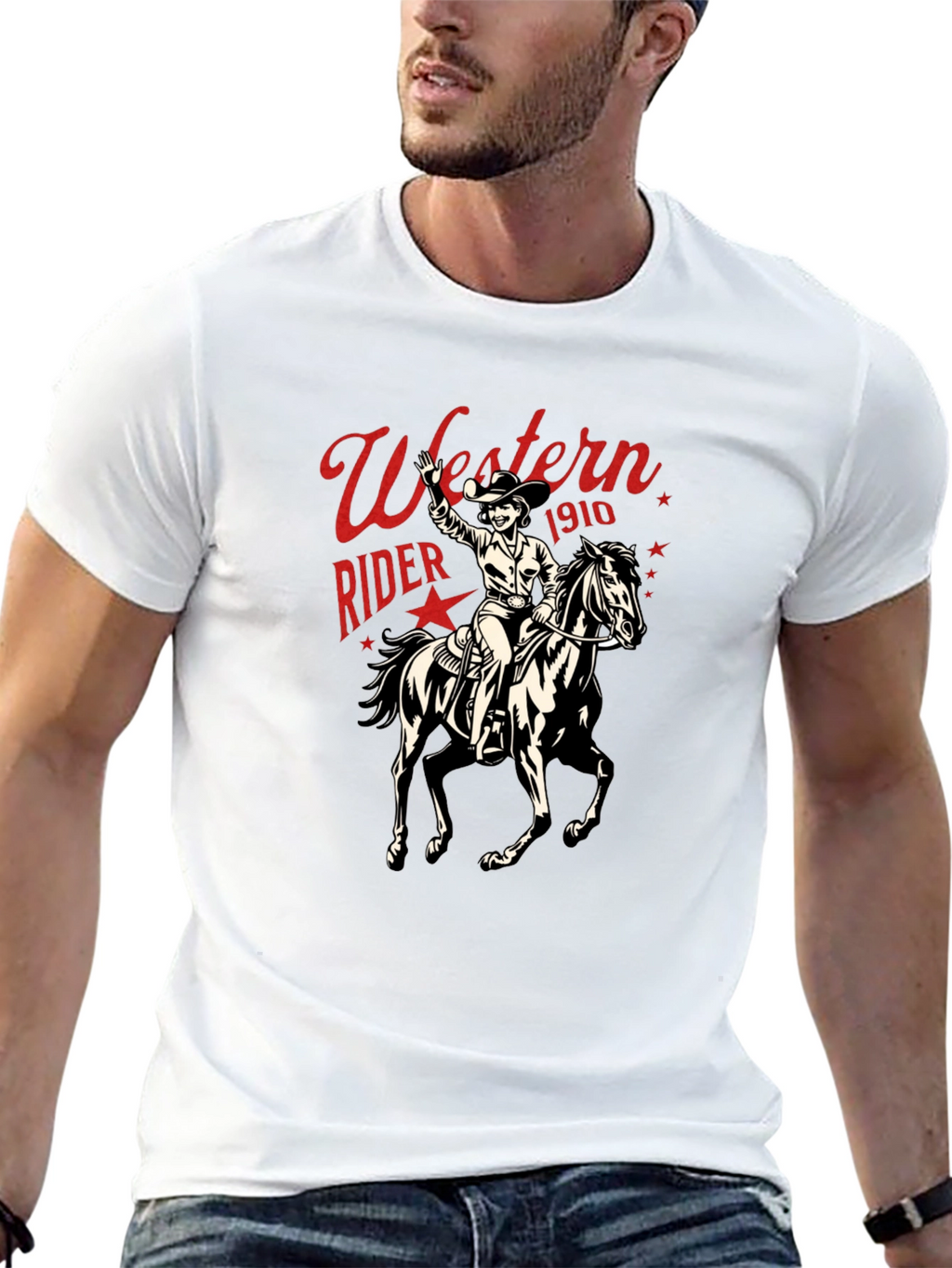 Western Rider 1910 Graphic T-Shirt